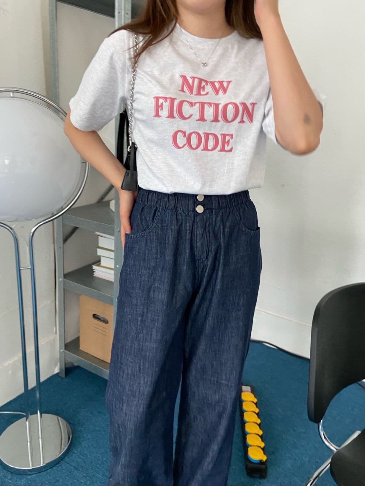 Fiction short-sleeve T-shirt - 이미지 5