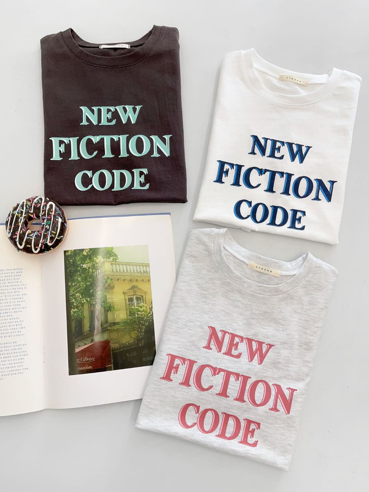 Fiction short-sleeve T-shirt - 이미지 7