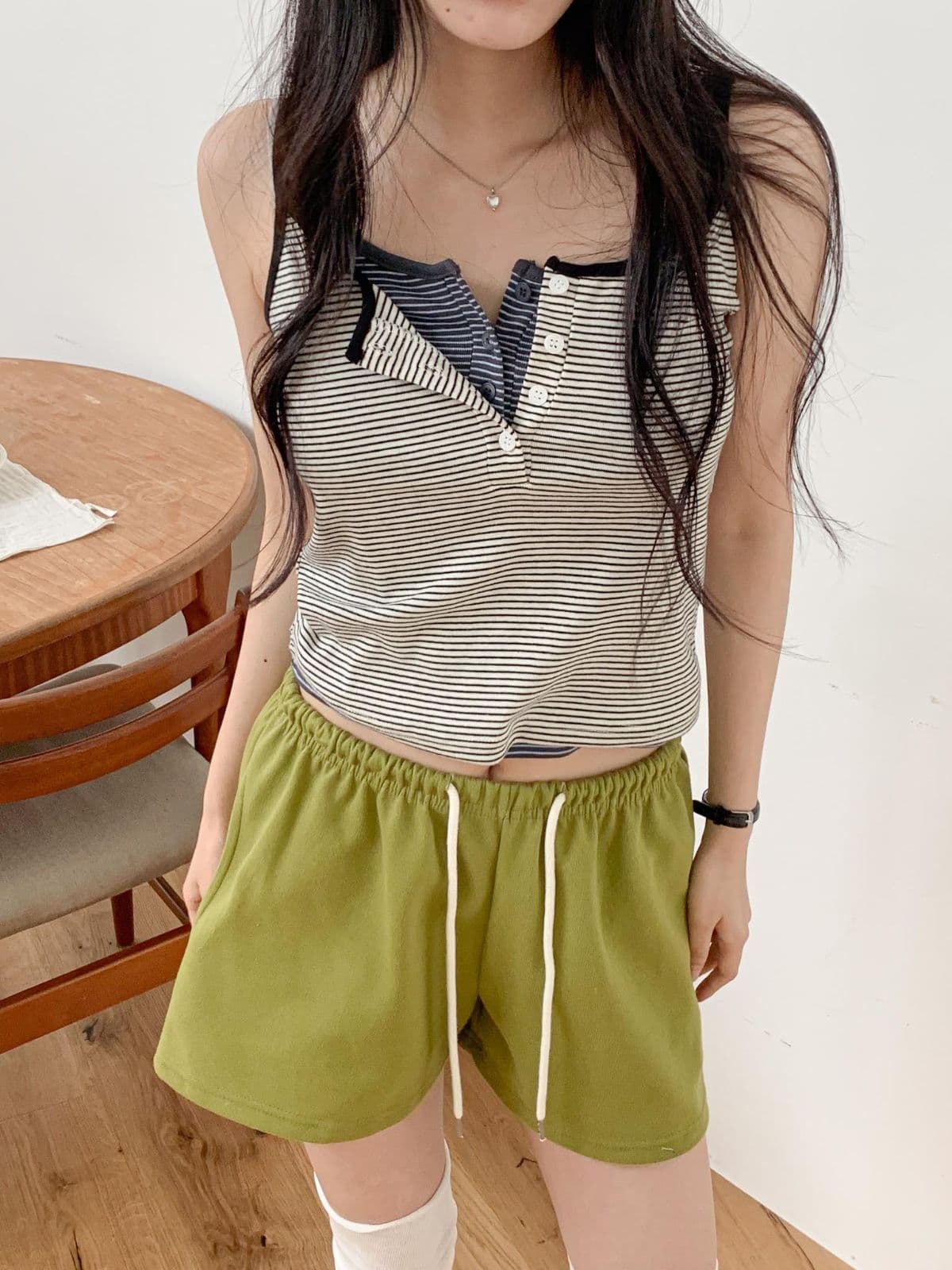 Muse Striped Sleeveless - 이미지 5