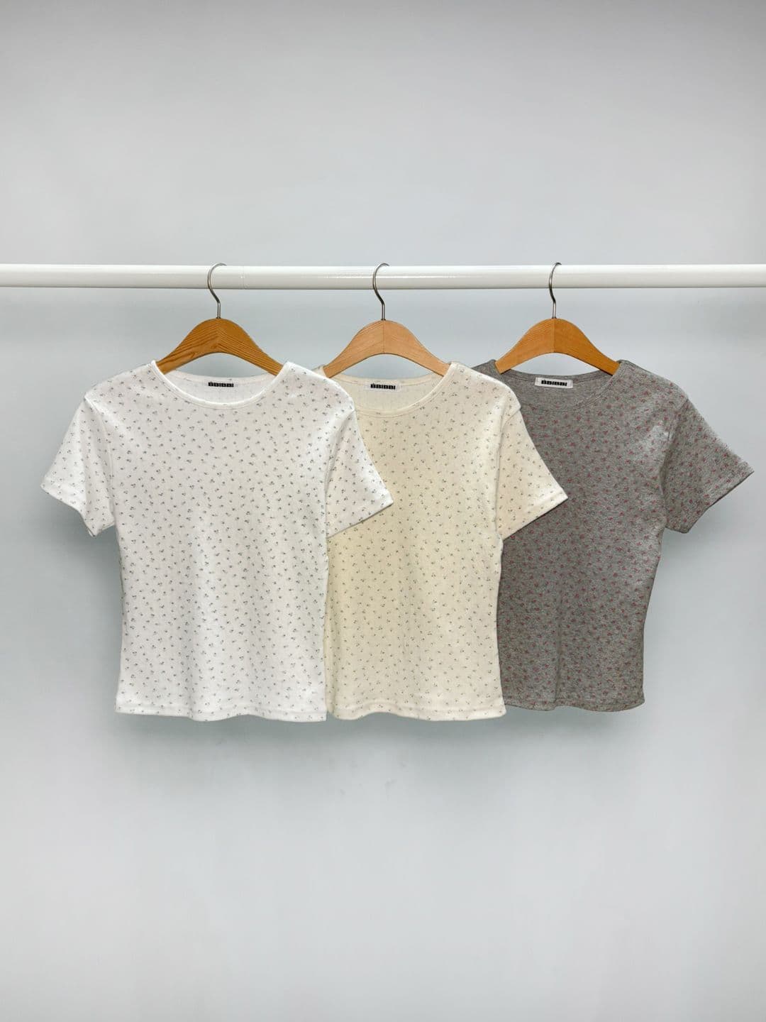 Flower crop short sleeves - 이미지 6