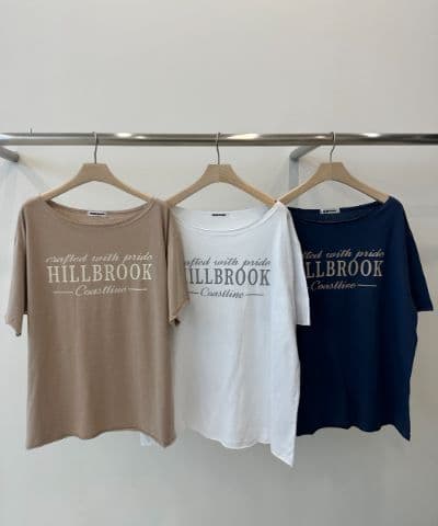 Hillbrook Off-Shoulder Boxy Short Sleeve