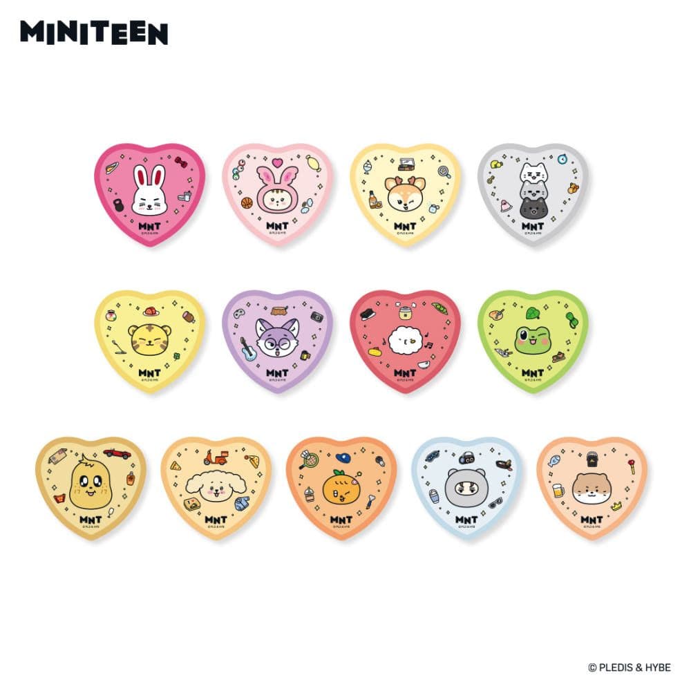 MINITEEN HEART CANBADGE - 이미지 1