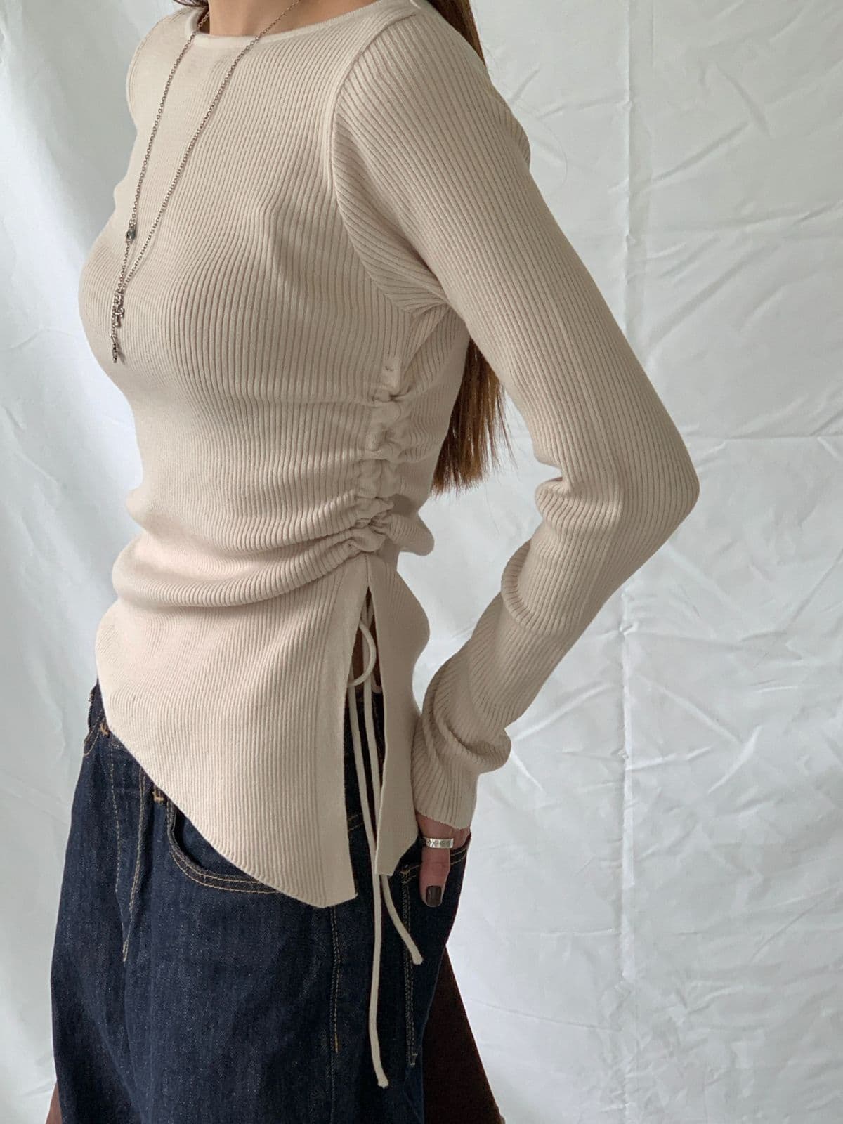 long sleeves with side straps - 이미지 2