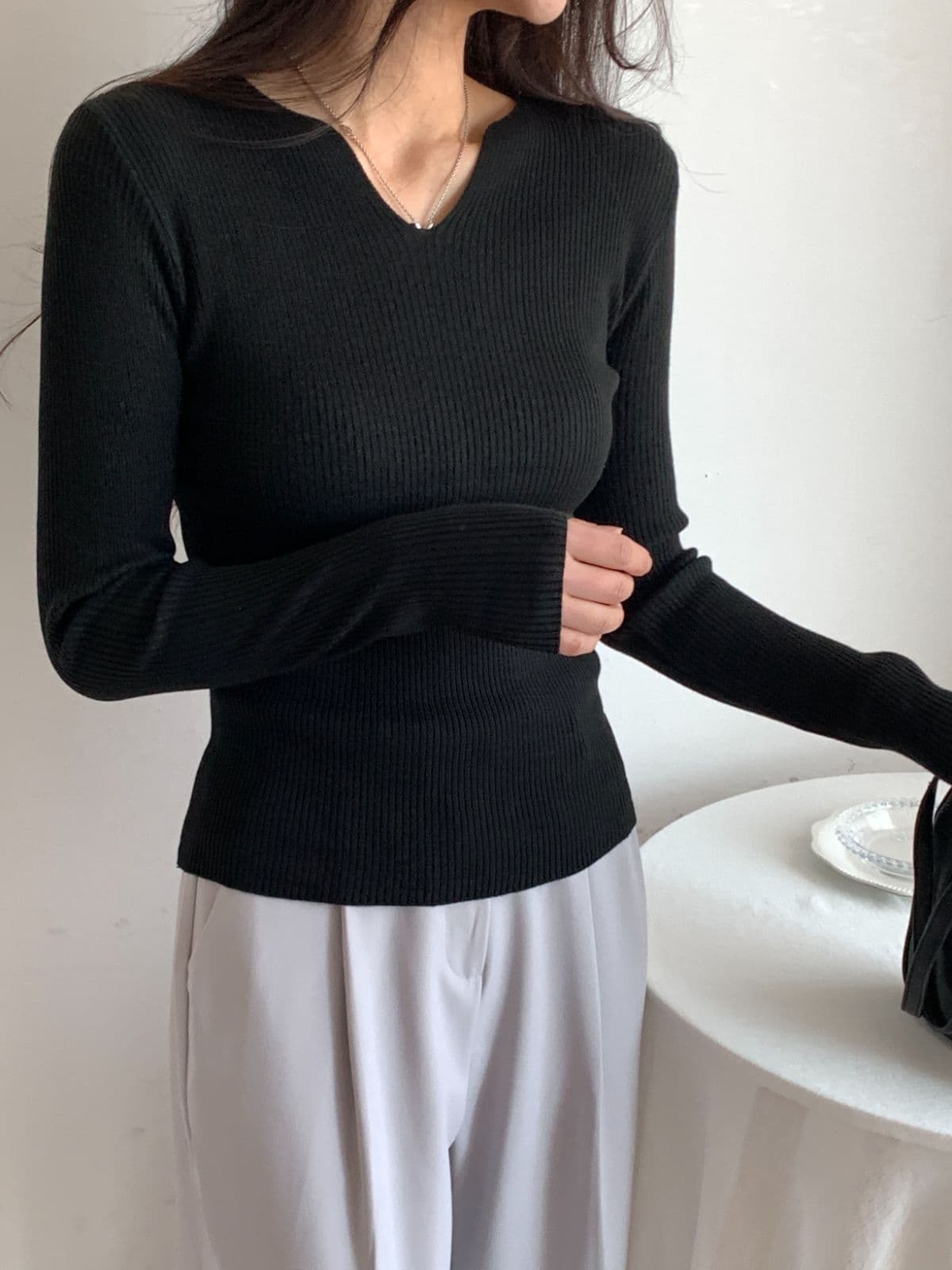 Mood Ribbed V - 이미지 26