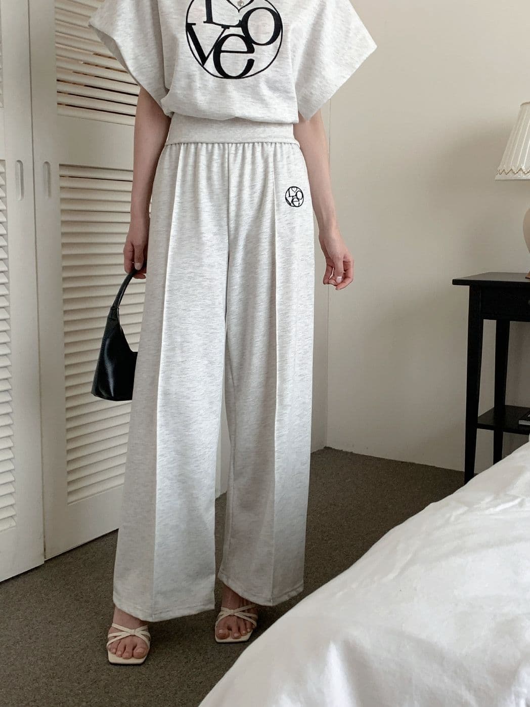 Love Pintuck Set (Top + Pants) - 이미지 10