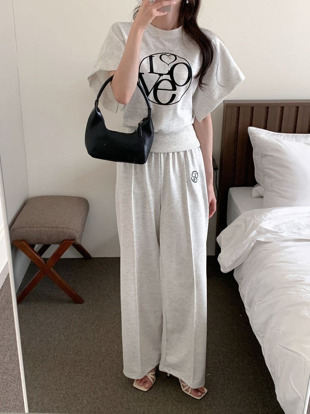 Love Pintuck Set (Top + Pants) - 이미지 12