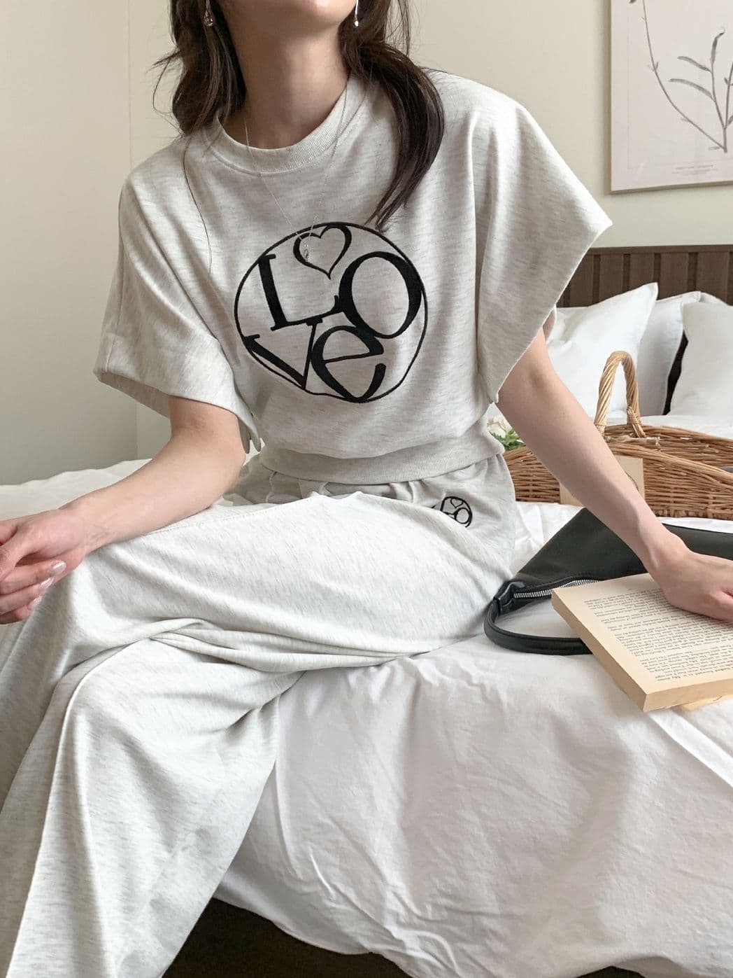 Love Pintuck Set (Top + Pants) - 이미지 15