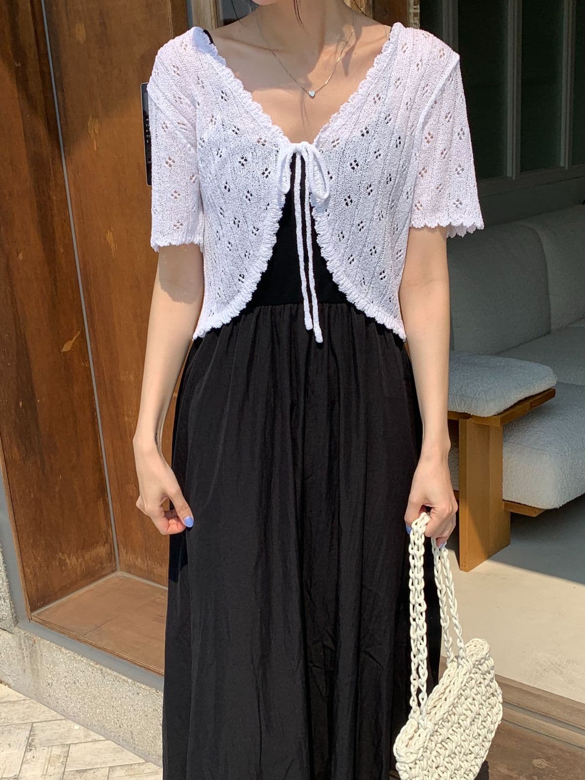 Pico strap bolero - 이미지 8