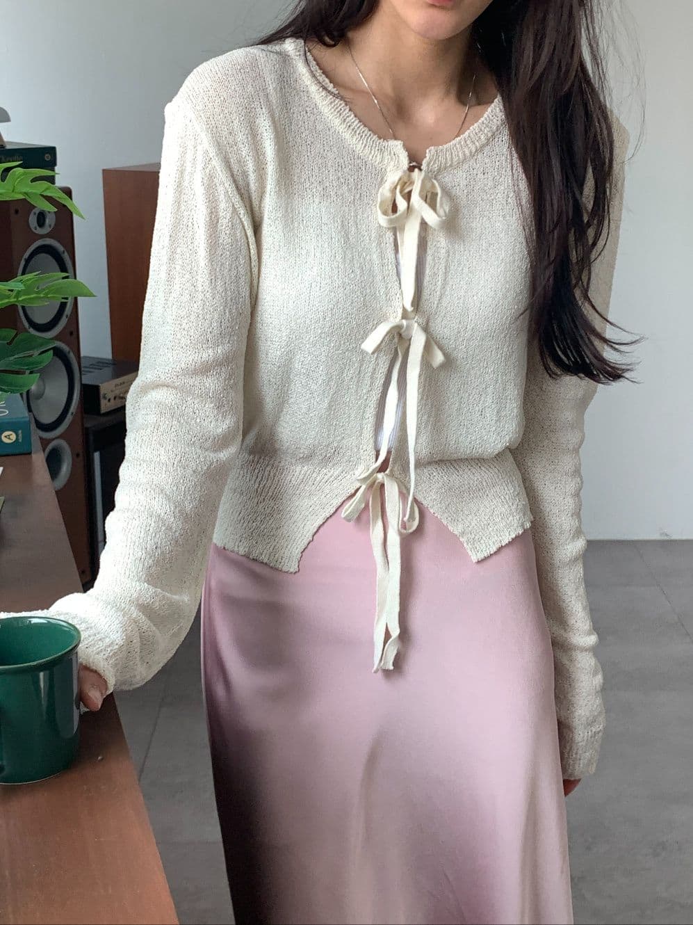 Pretty strap cardigan - 이미지 2