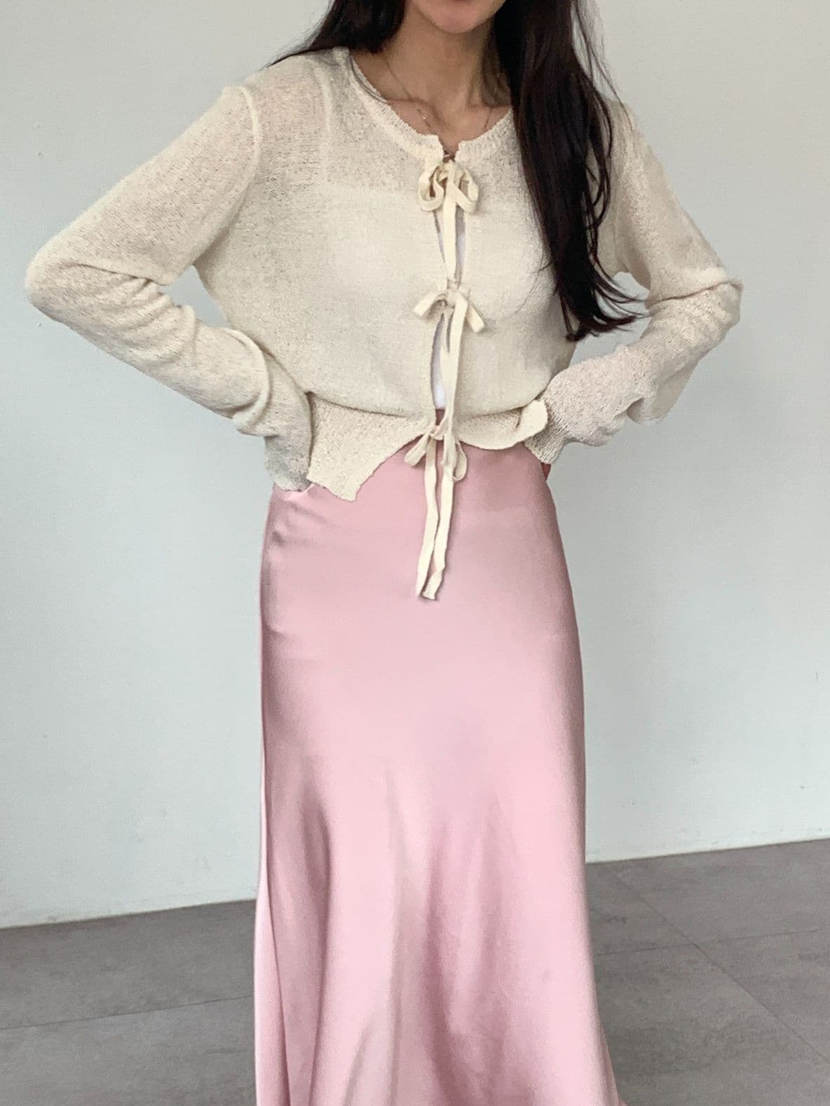 Pretty strap cardigan - 이미지 4