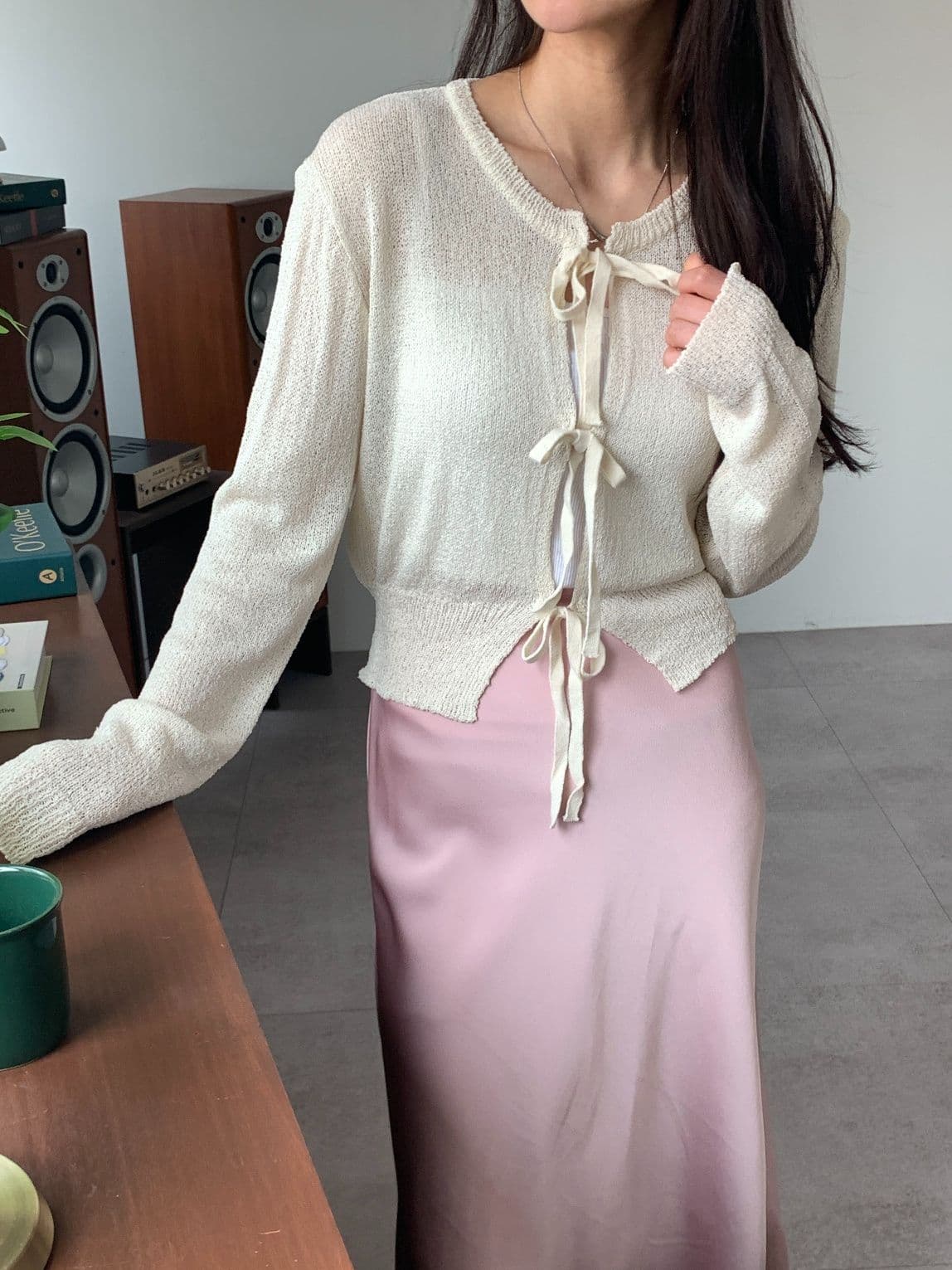 Pretty strap cardigan - 이미지 12