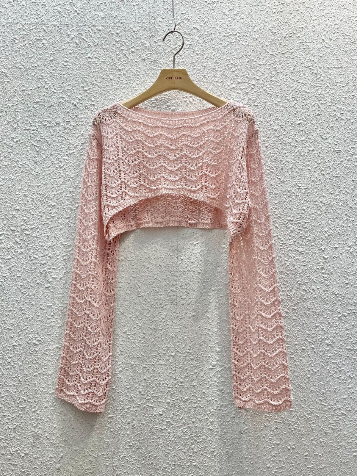 Short crop boat neck - 이미지 8