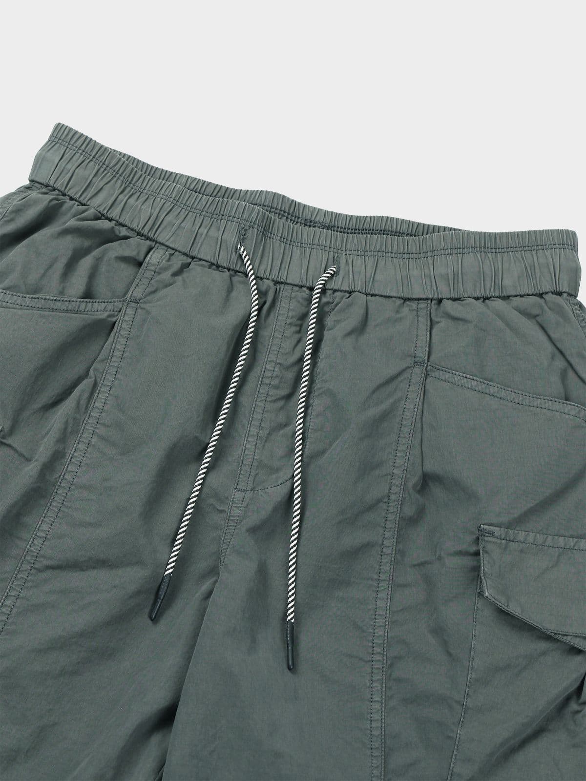 Stonewashed half pants - 이미지 7