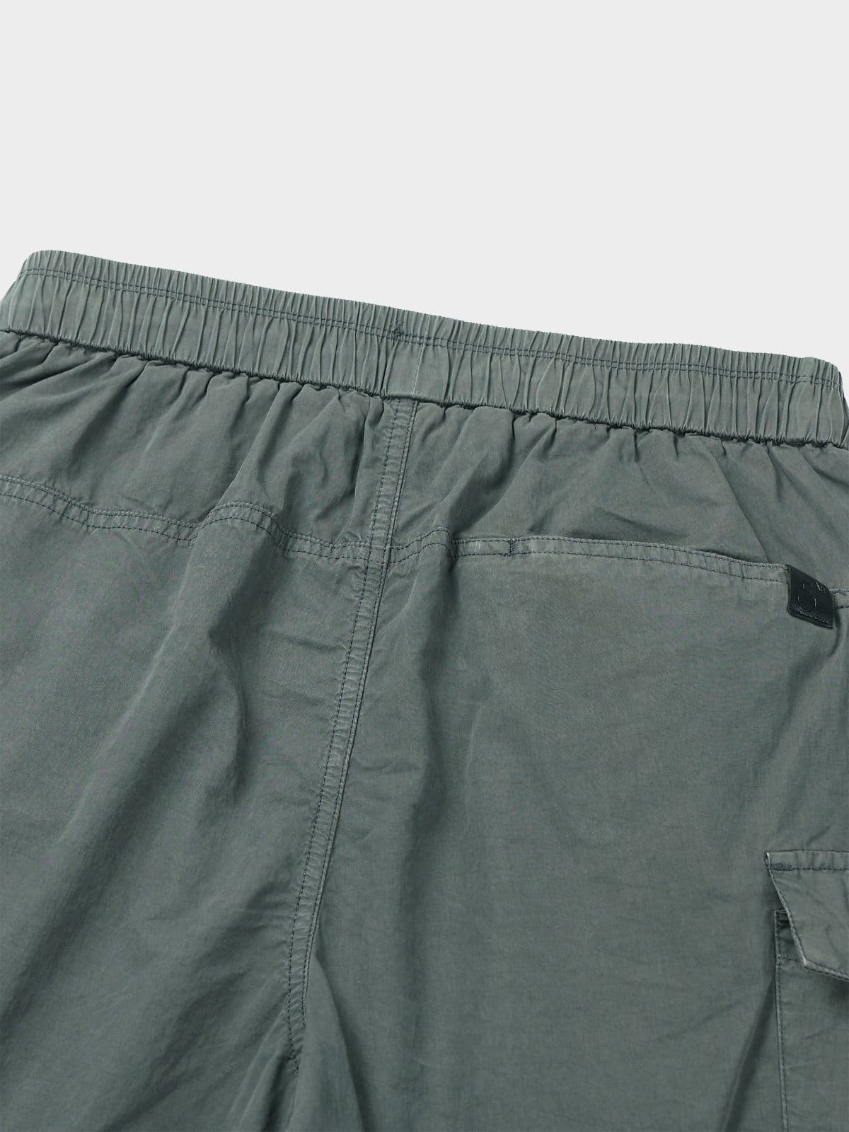 Stonewashed half pants - 이미지 9