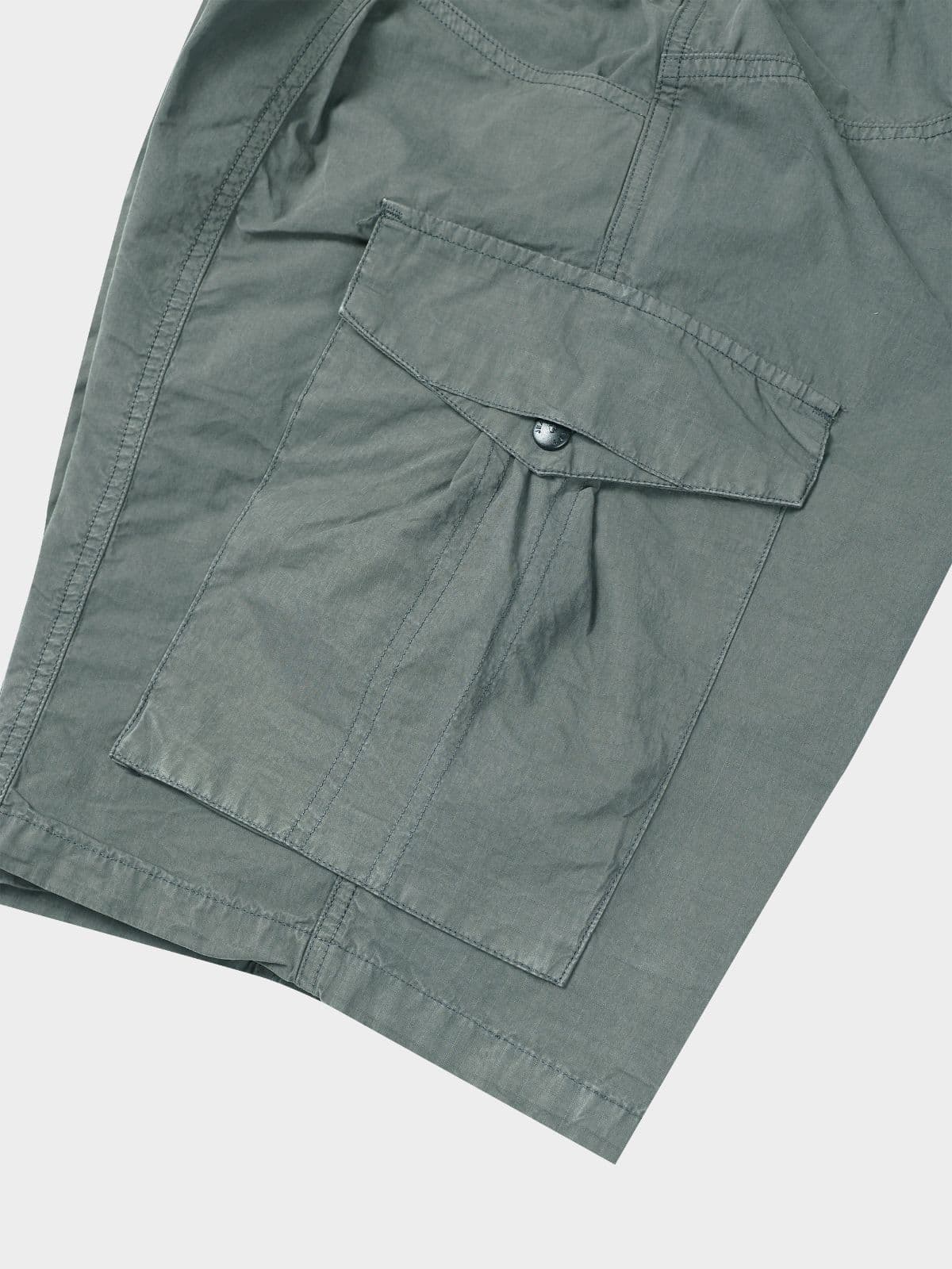 Stonewashed half pants - 이미지 11