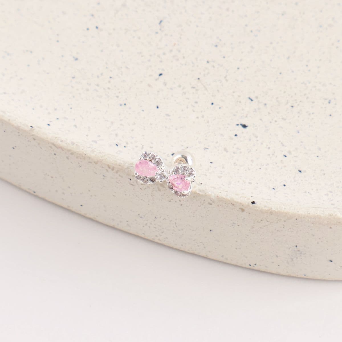[Noble Piercing] Pink Ribbon 298 - 이미지 2