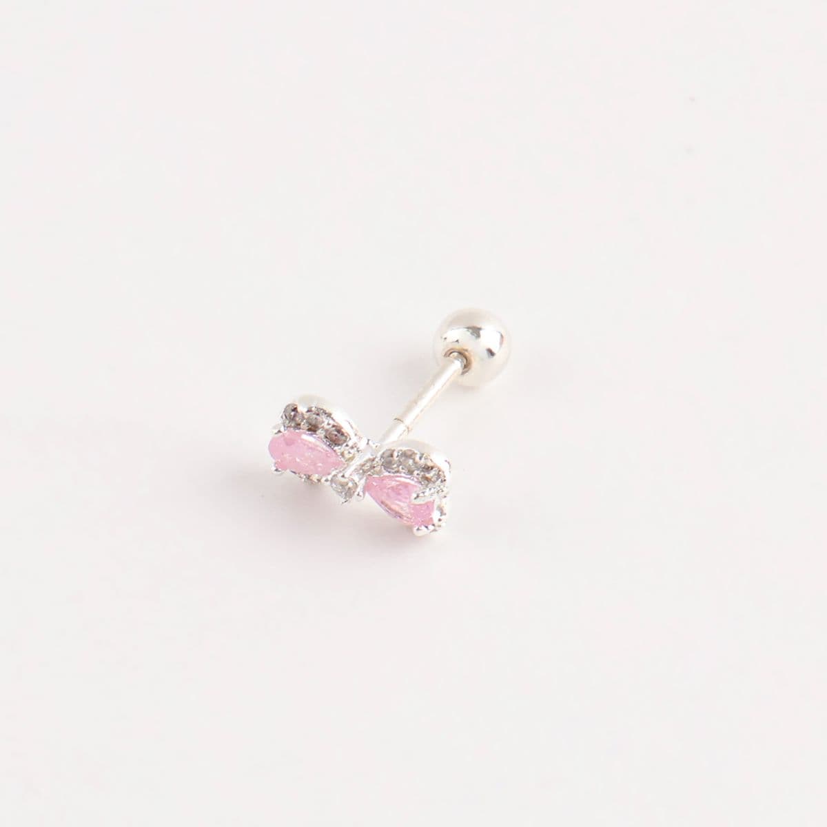 [Noble Piercing] Pink Ribbon 298 - 이미지 3