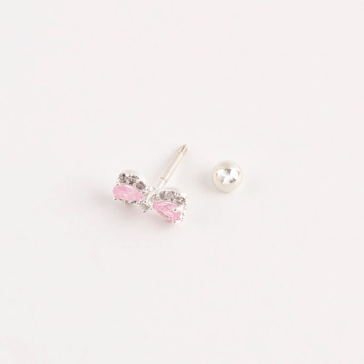 [Noble Piercing] Pink Ribbon 298 - 이미지 4