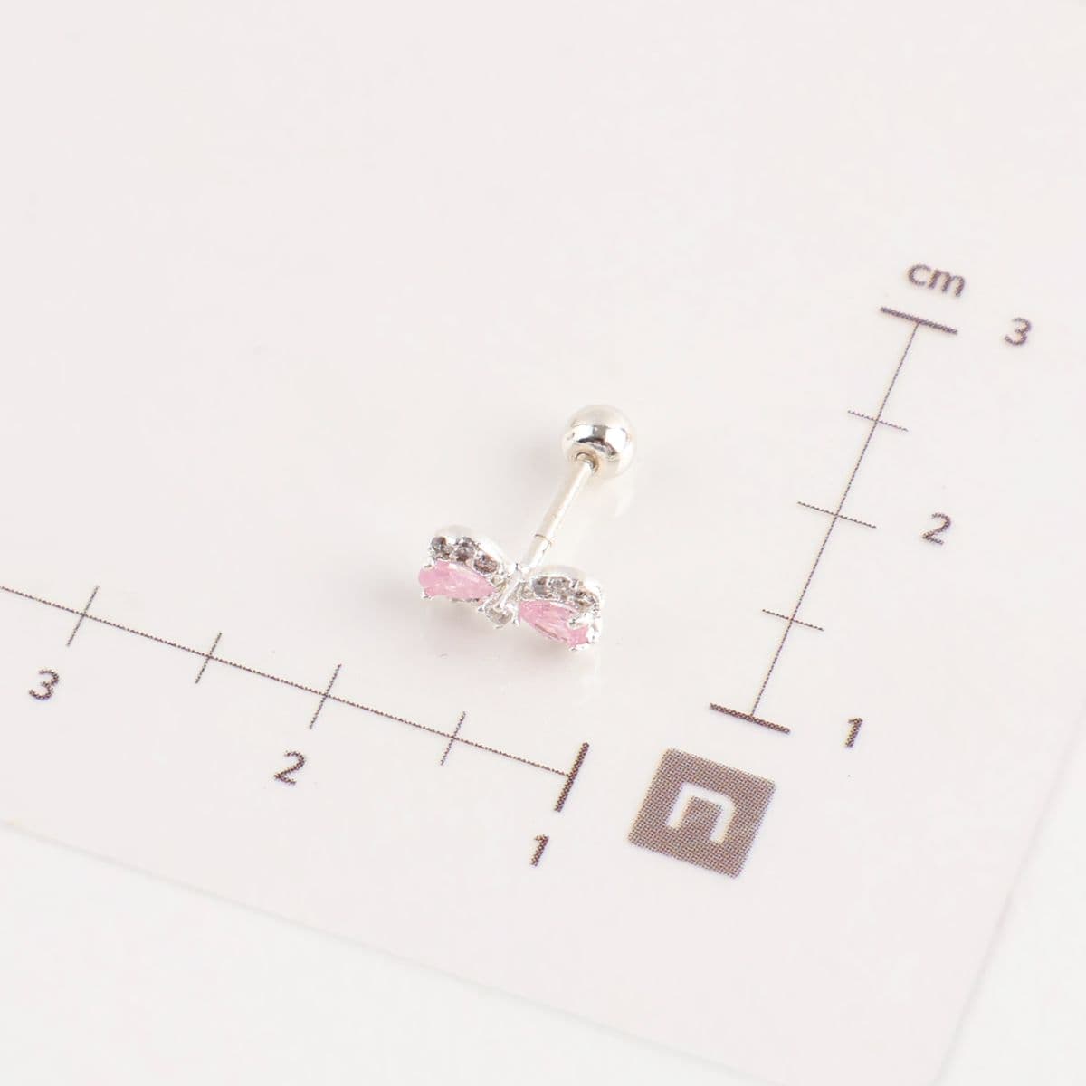 [Noble Piercing] Pink Ribbon 298 - 이미지 5