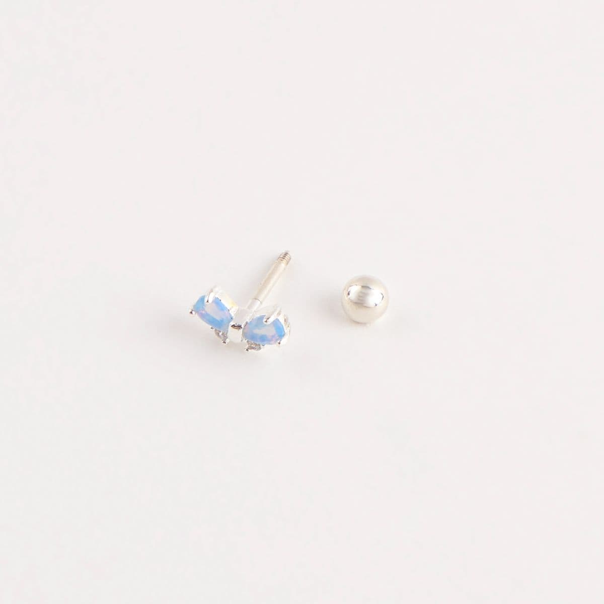 [Noble Piercing] Blue Butterfly Ribbon 296 - 이미지 4