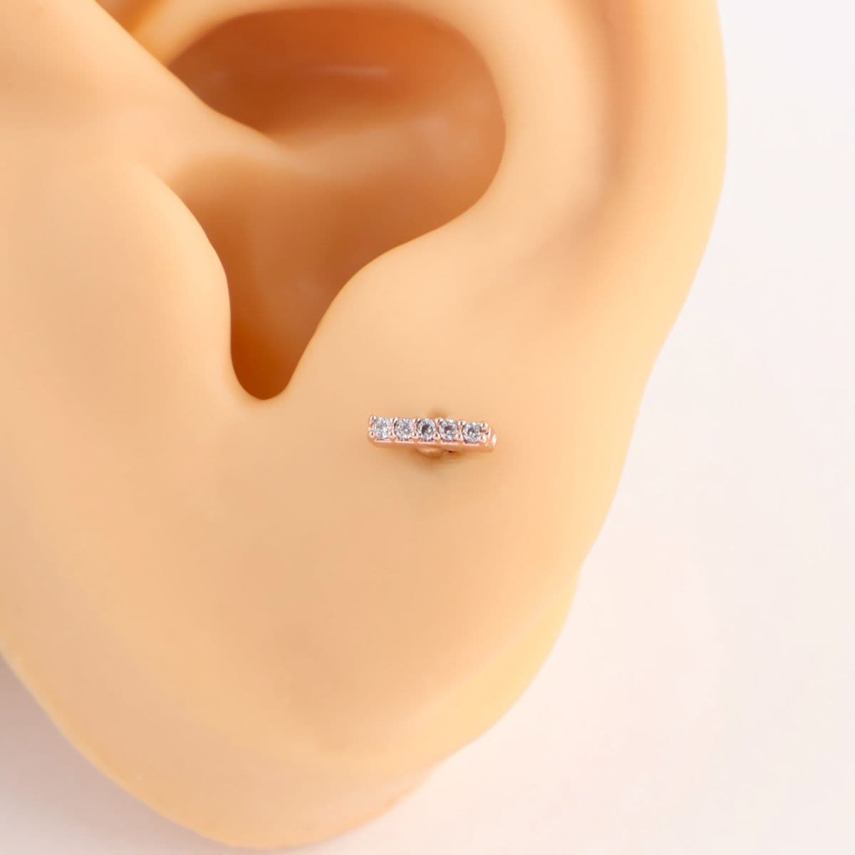 [Noble Piercing] Cubic Bar - 이미지 1
