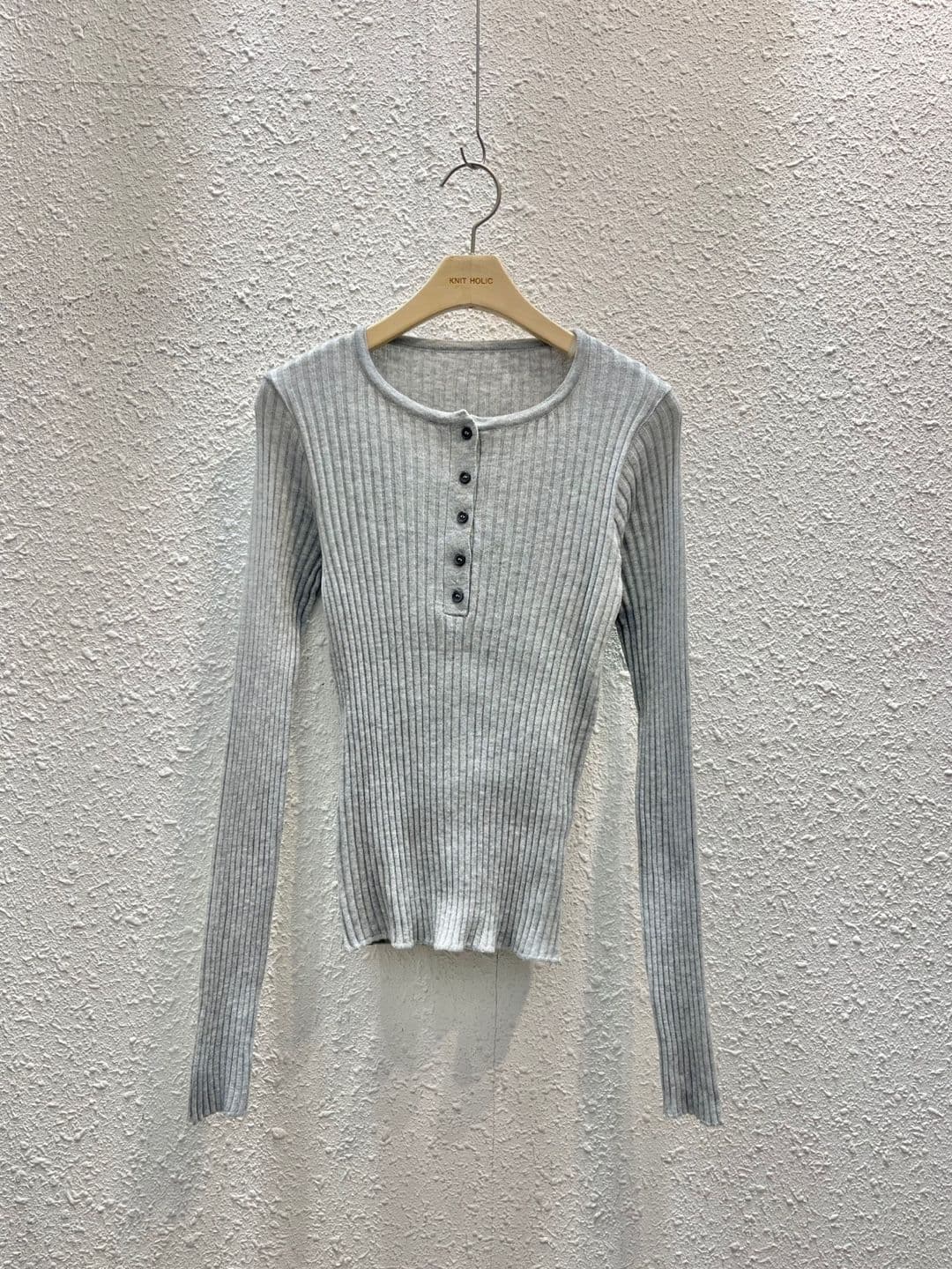 Fit Ribbed Button R - 이미지 2