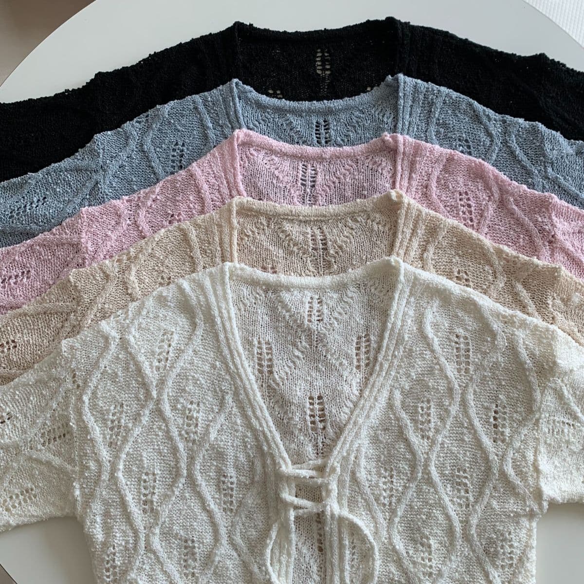 Roye string cardigan - 이미지 21