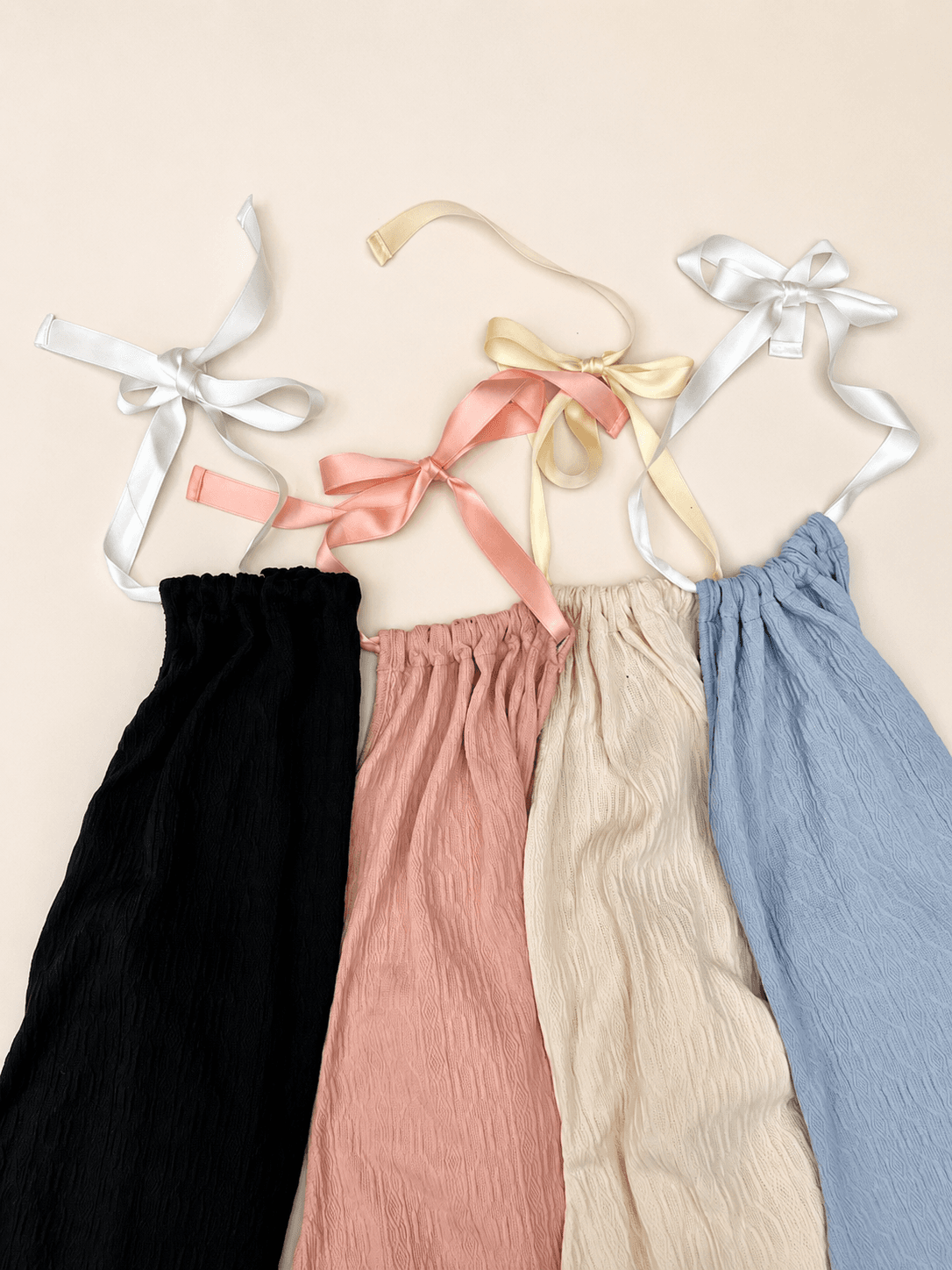 Ellie dresses (Waterproof halter neck sheer ribbon mini dress summer resort vacation) - 이미지 18