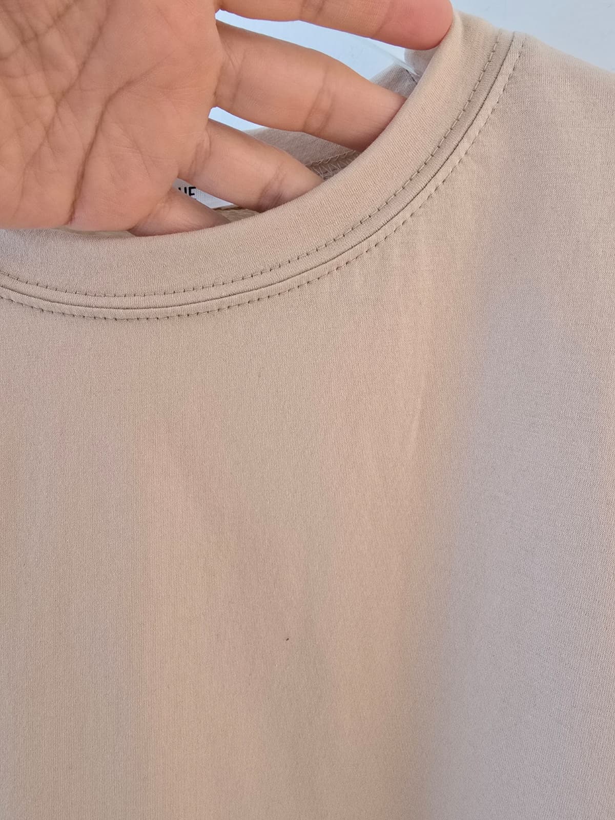 스티치 포인트 루즈핏 반팔 티셔츠 - 이미지 8