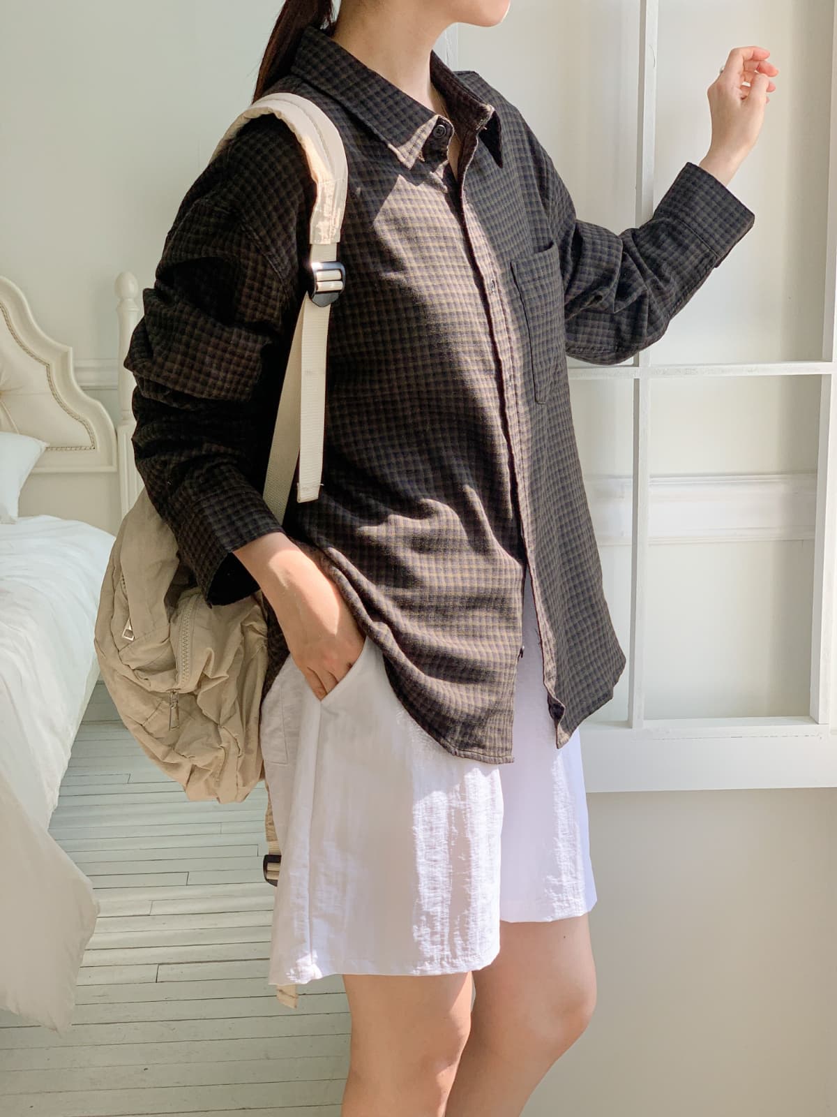 Savage check shirt - 이미지 4