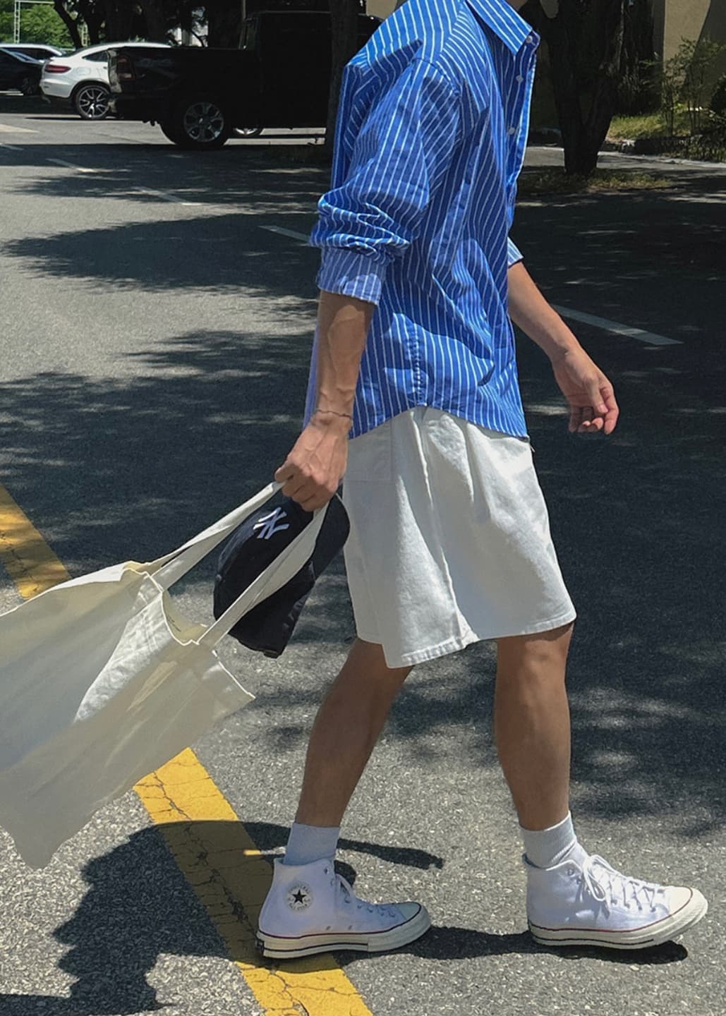 Marine striped shirt - 이미지 1