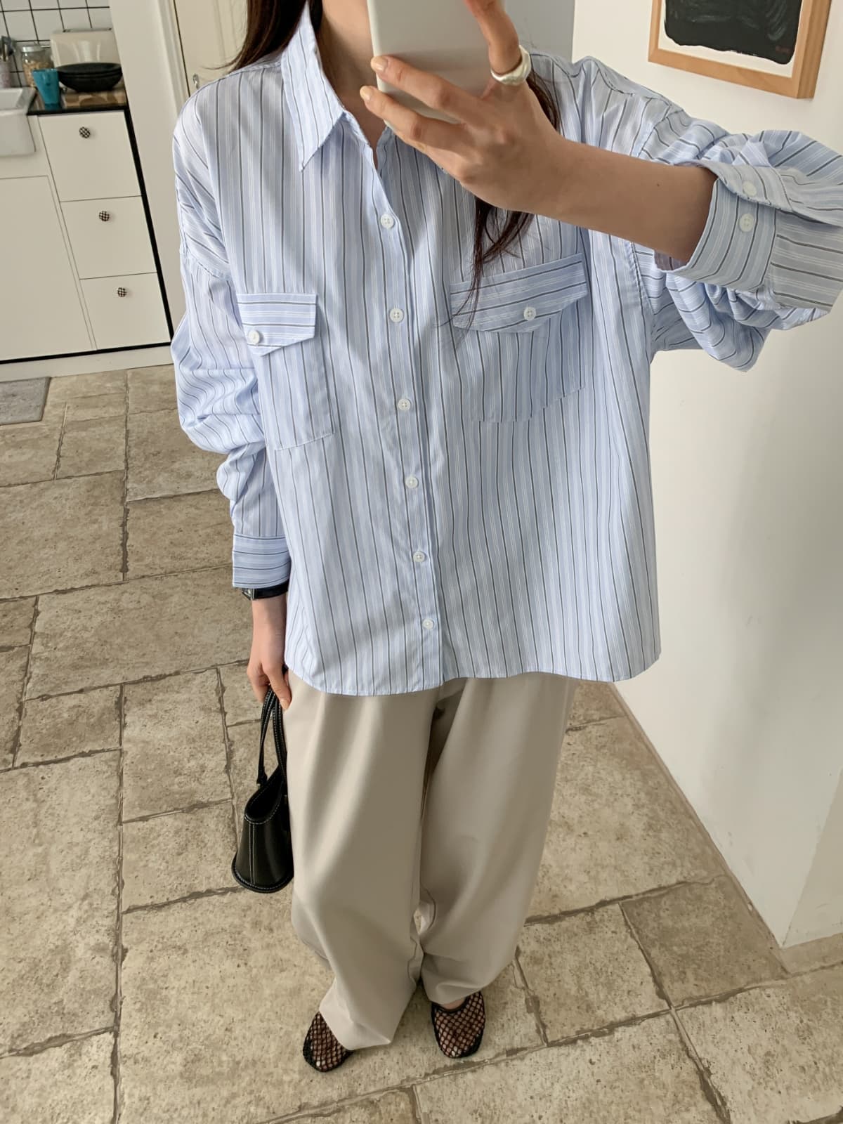 Mio ST Crop Shirt - 이미지 4