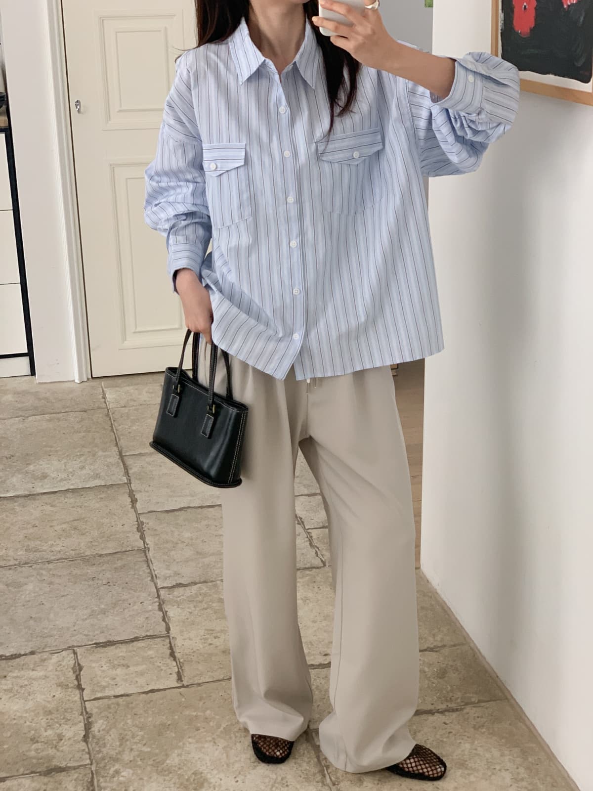 Mio ST Crop Shirt - 이미지 5