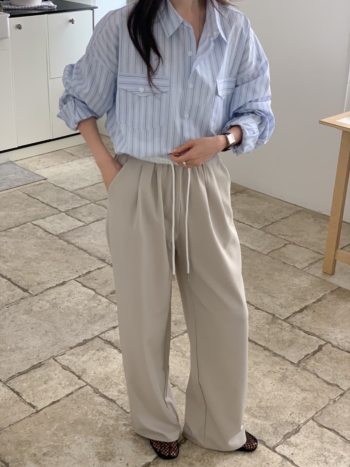 Mio ST Crop Shirt - 이미지 11