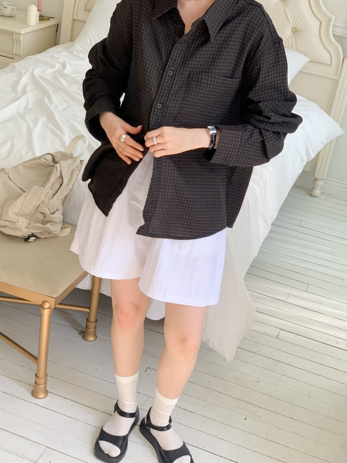 Savage check shirt - 이미지 12