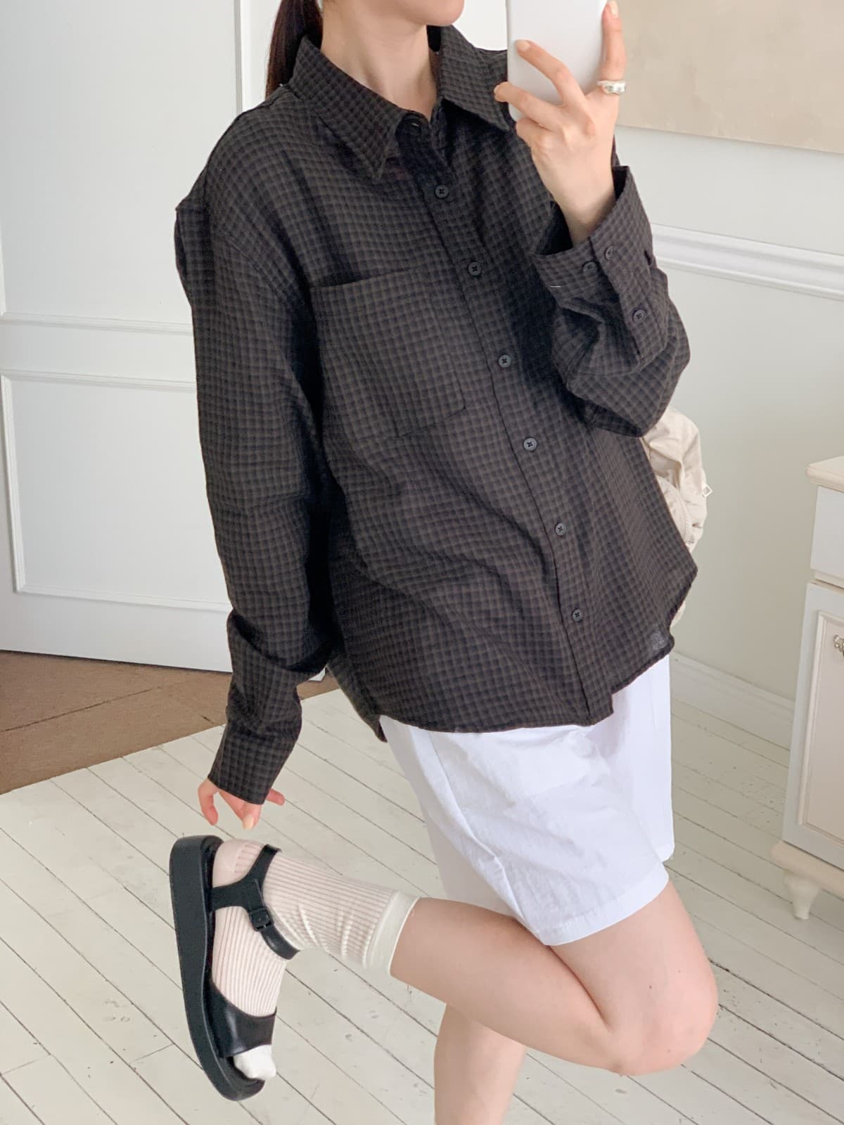 Savage check shirt - 이미지 9
