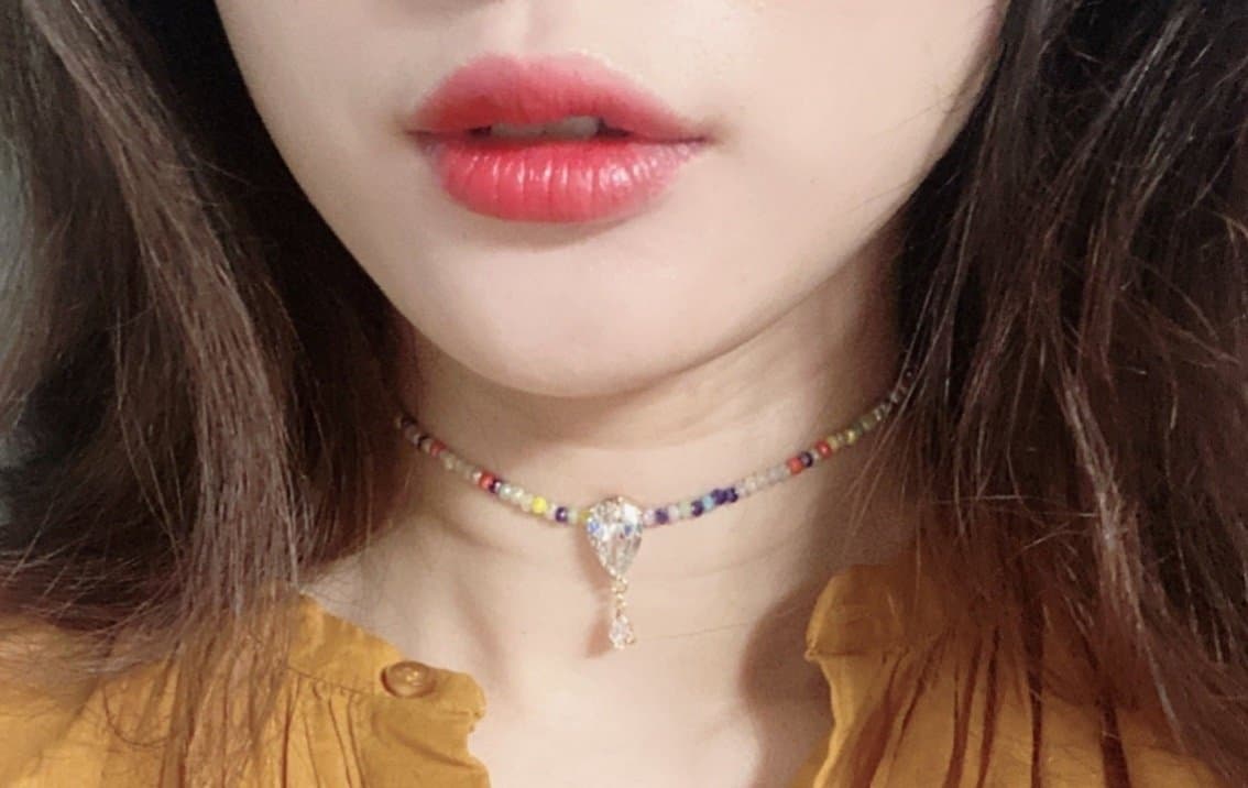 Sale) Diamond Bead Choker - 이미지 1