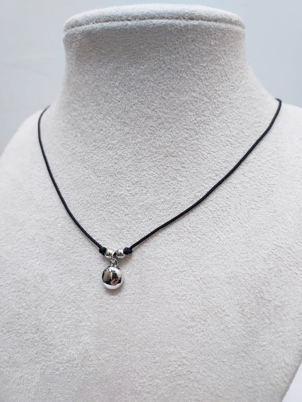 Sale) Metal ball necklace - 이미지 4
