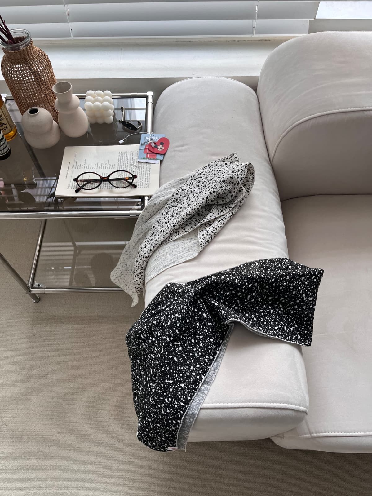 Terrazzo Double Gauze 100% Cotton Summer Scarf - 이미지 17