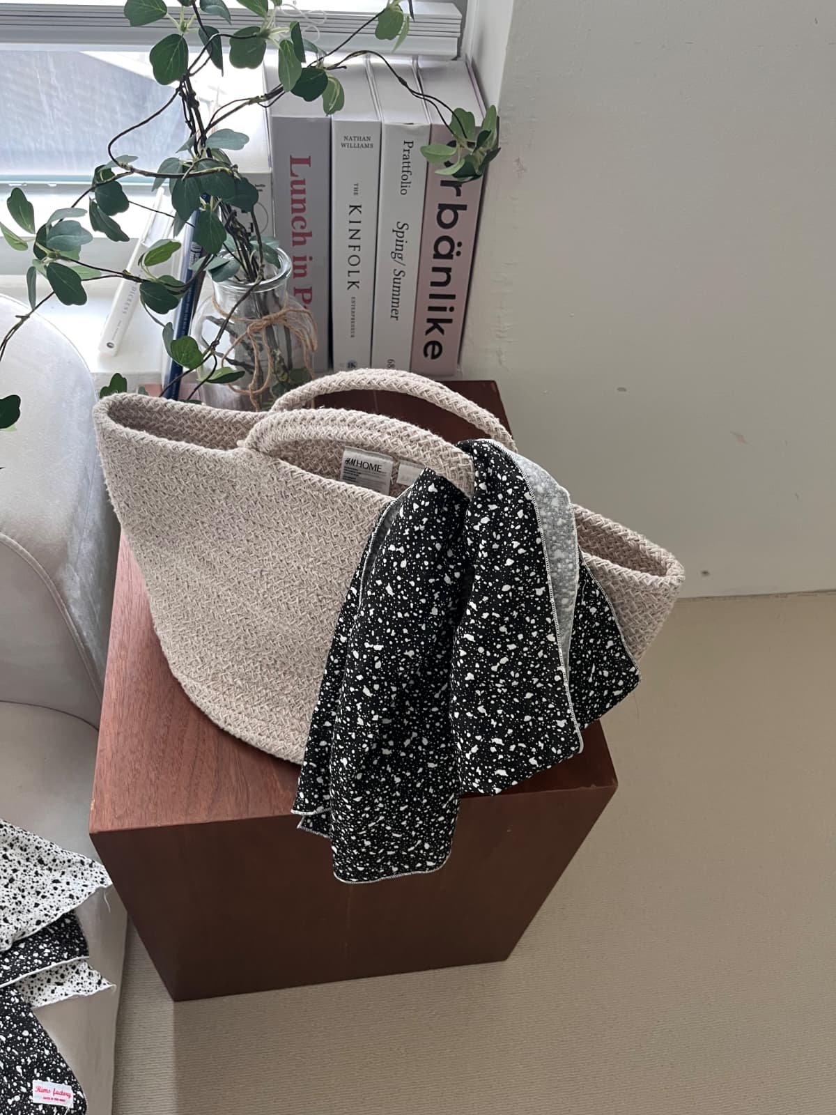 Terrazzo Double Gauze 100% Cotton Summer Scarf - 이미지 9