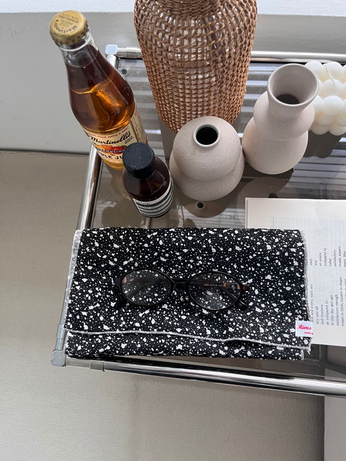 Terrazzo Double Gauze 100% Cotton Summer Scarf - 이미지 6