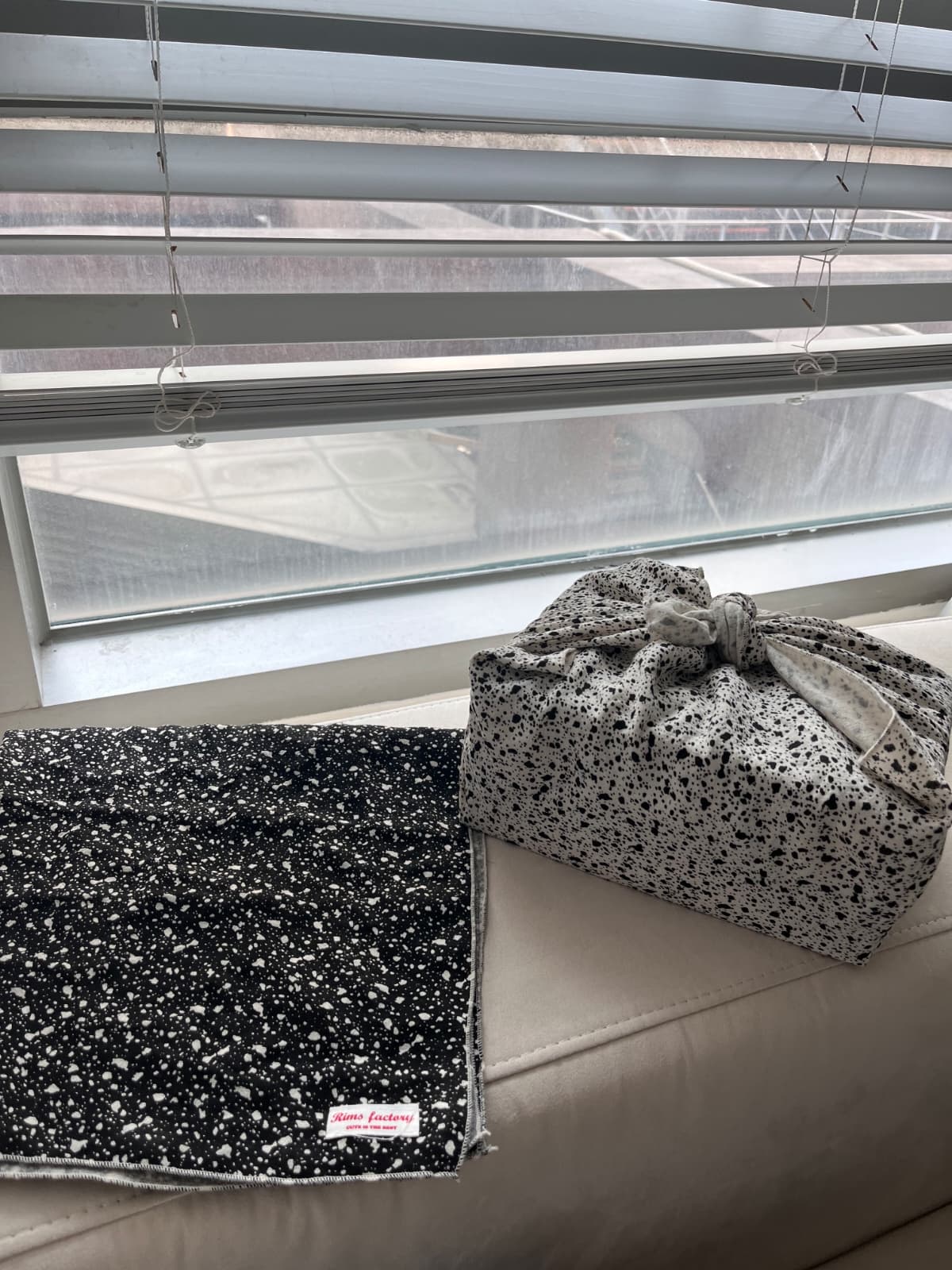 Terrazzo double gauze 100% cotton square kitchen cloth - 이미지 12
