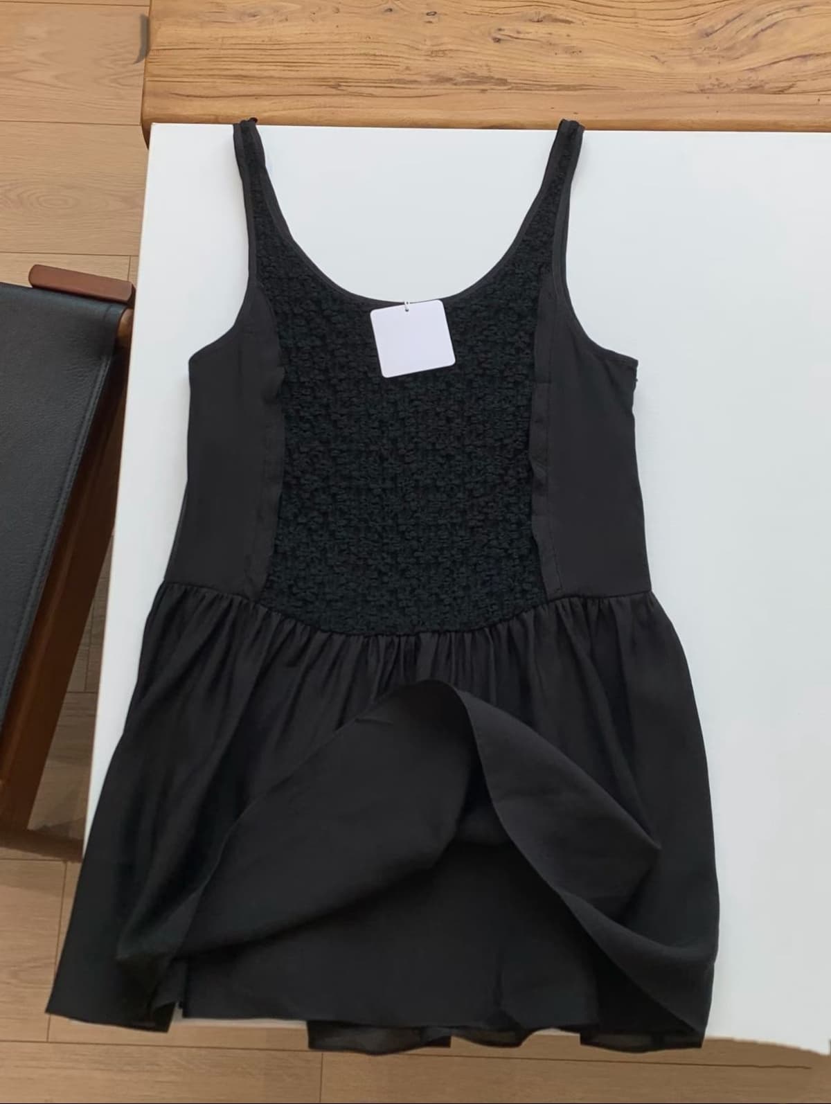 Smoked Lace Bustier Mini Dress - 이미지 4