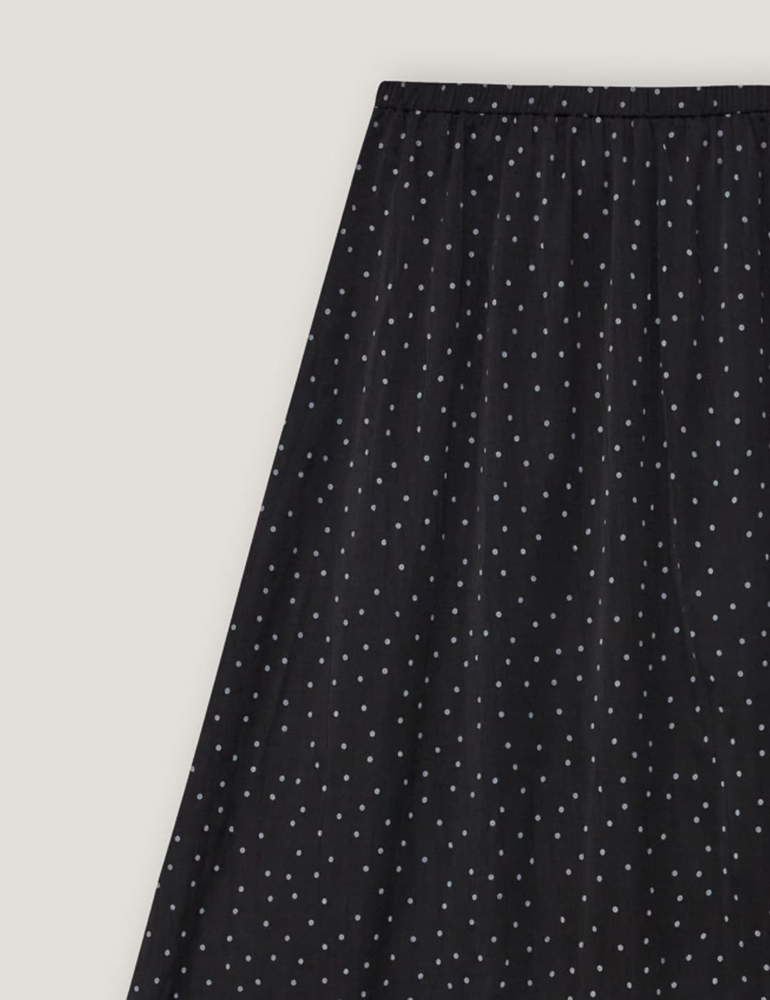 Dot skirt)))) Dot pattern elastic long skirt - 이미지 17