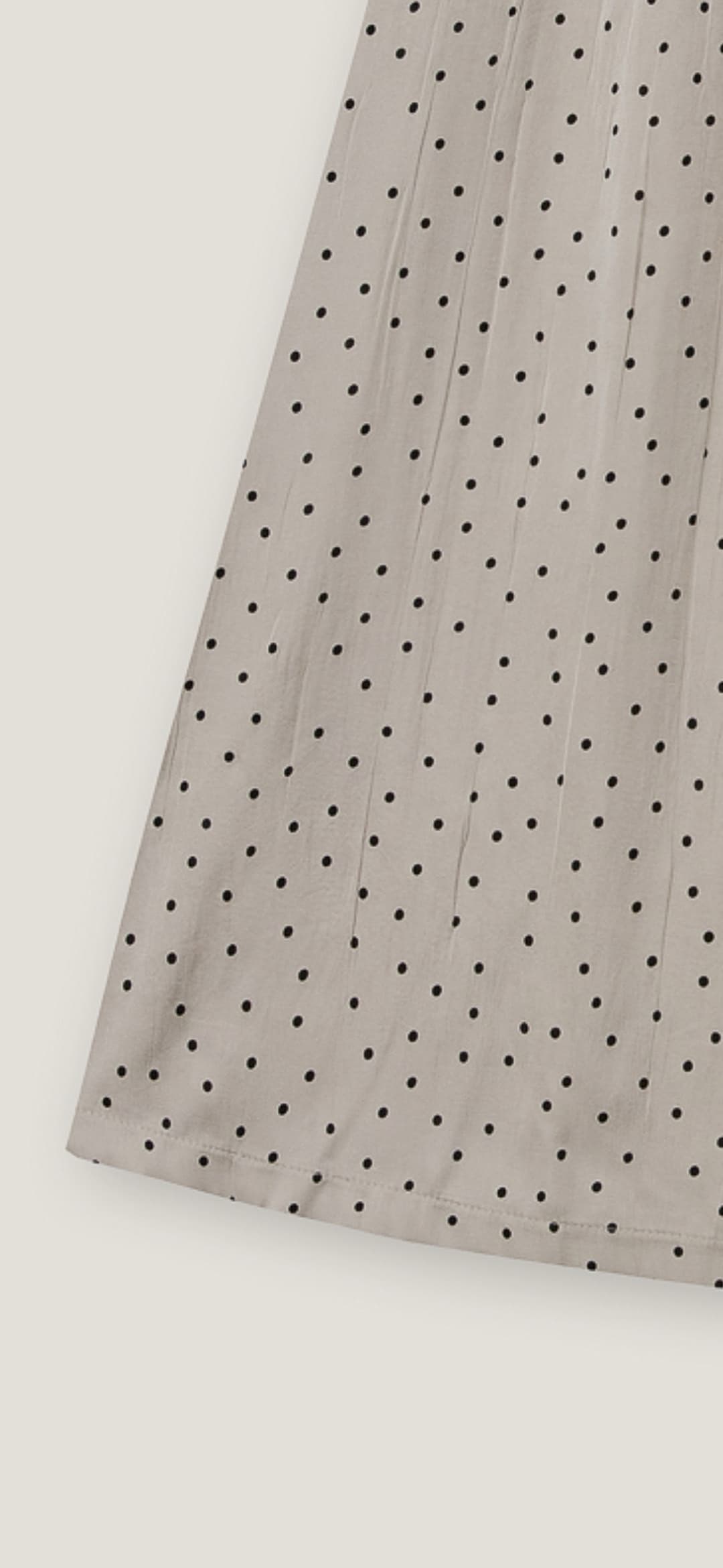 Dot skirt)))) Dot pattern elastic long skirt - 이미지 16
