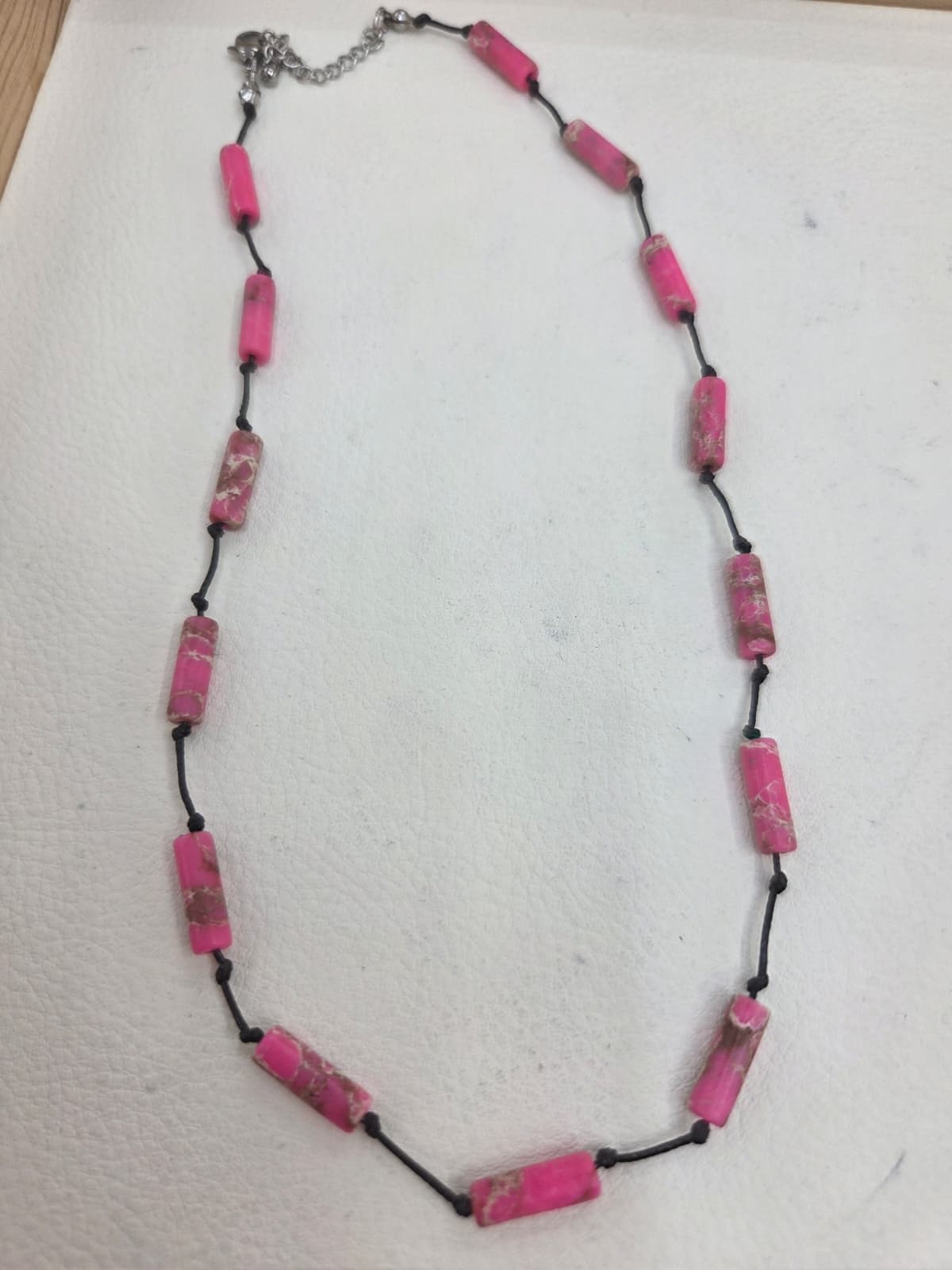 Gemstone surgical embellishment necklace - 이미지 1