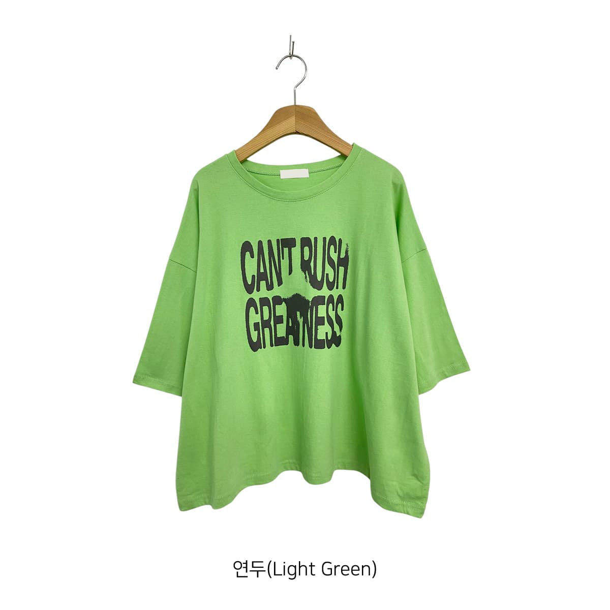 Lush Neon Label Tee (Summer Short Sleeve Grunge Print T-shirt) - 이미지 7