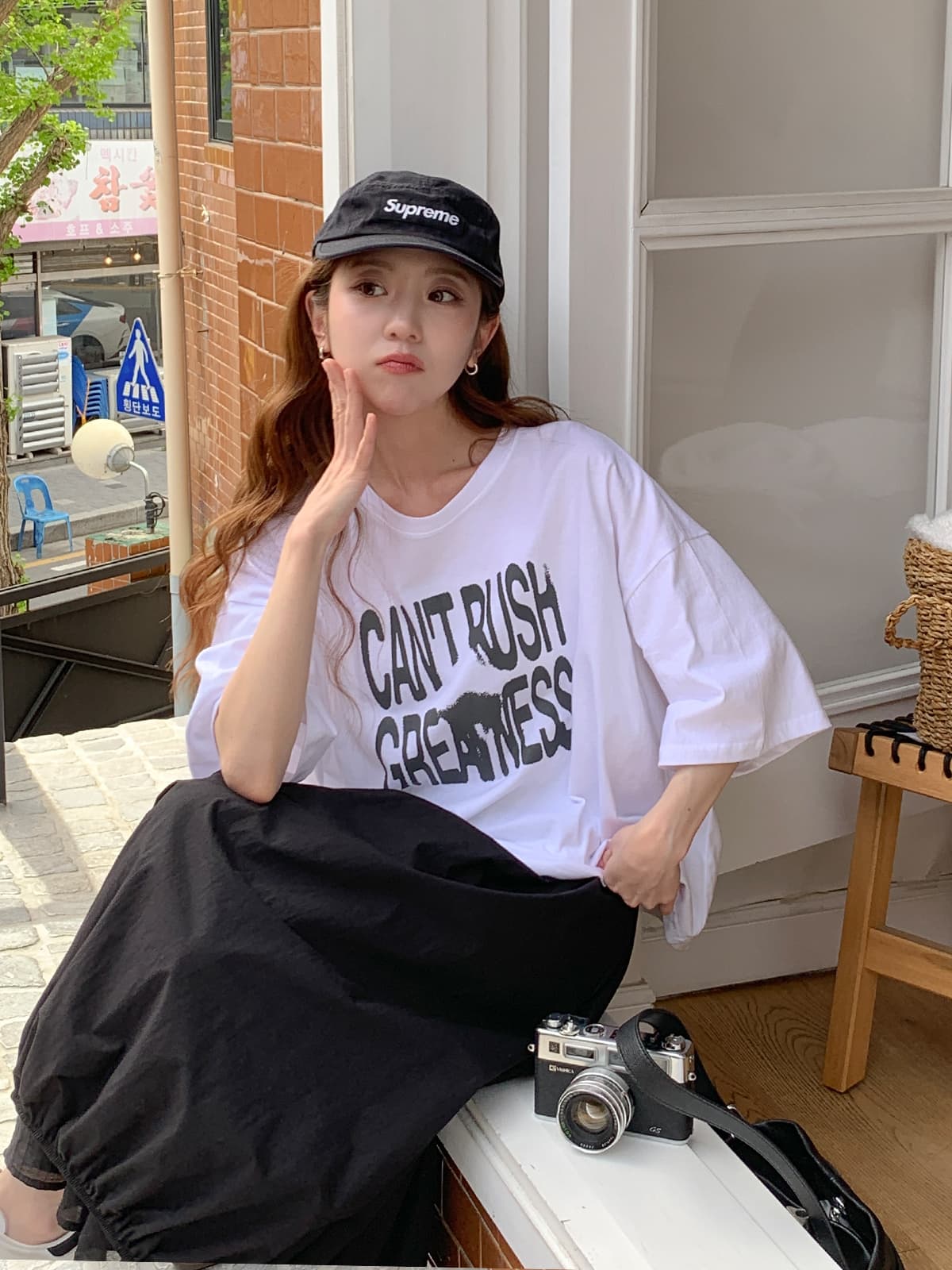 Lush Neon Label Tee (Summer Short Sleeve Grunge Print T-shirt) - 이미지 5