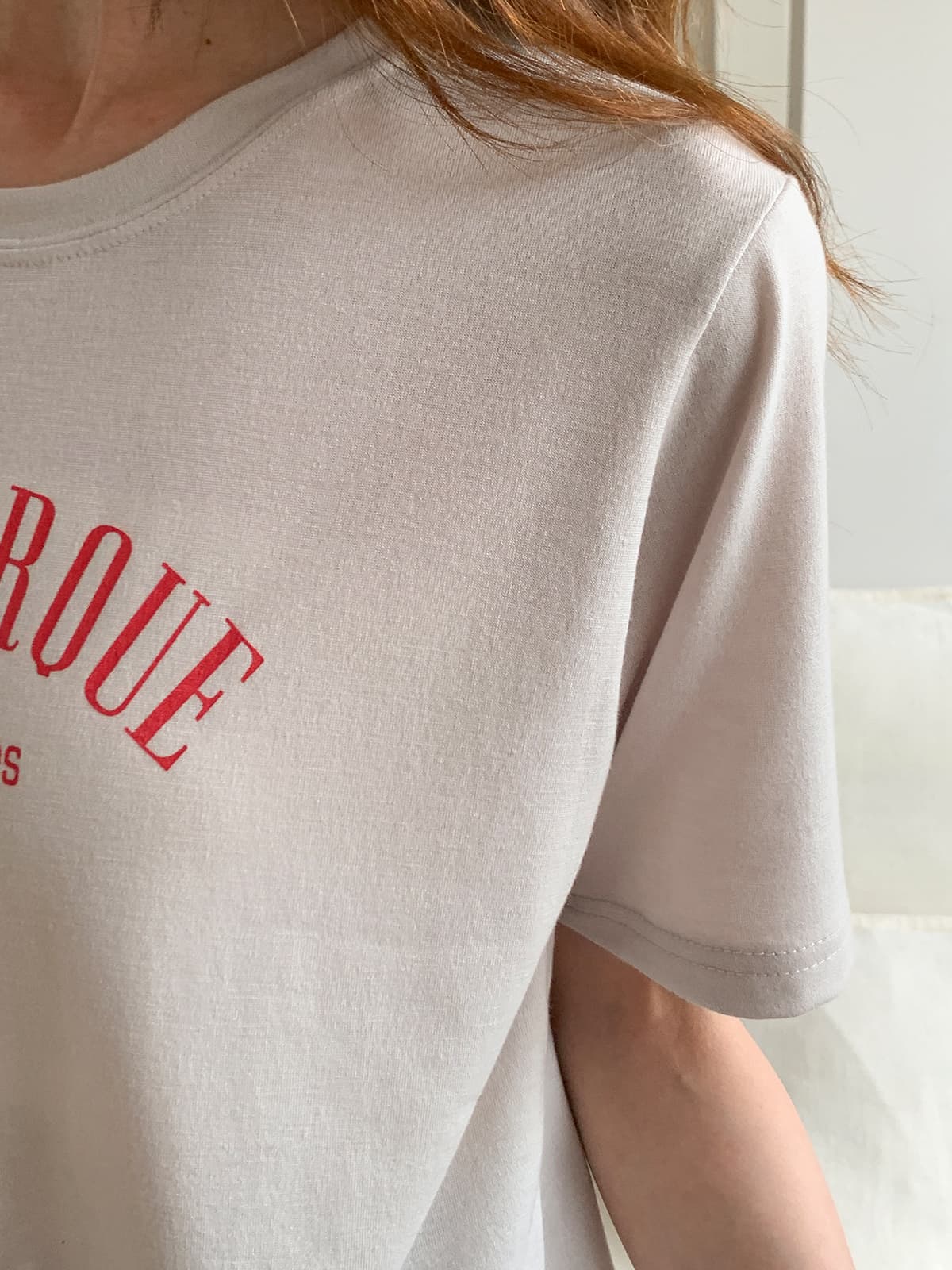 Mark T (Standard T-shirt, flowy spandex, lightweight round neck) - 이미지 4