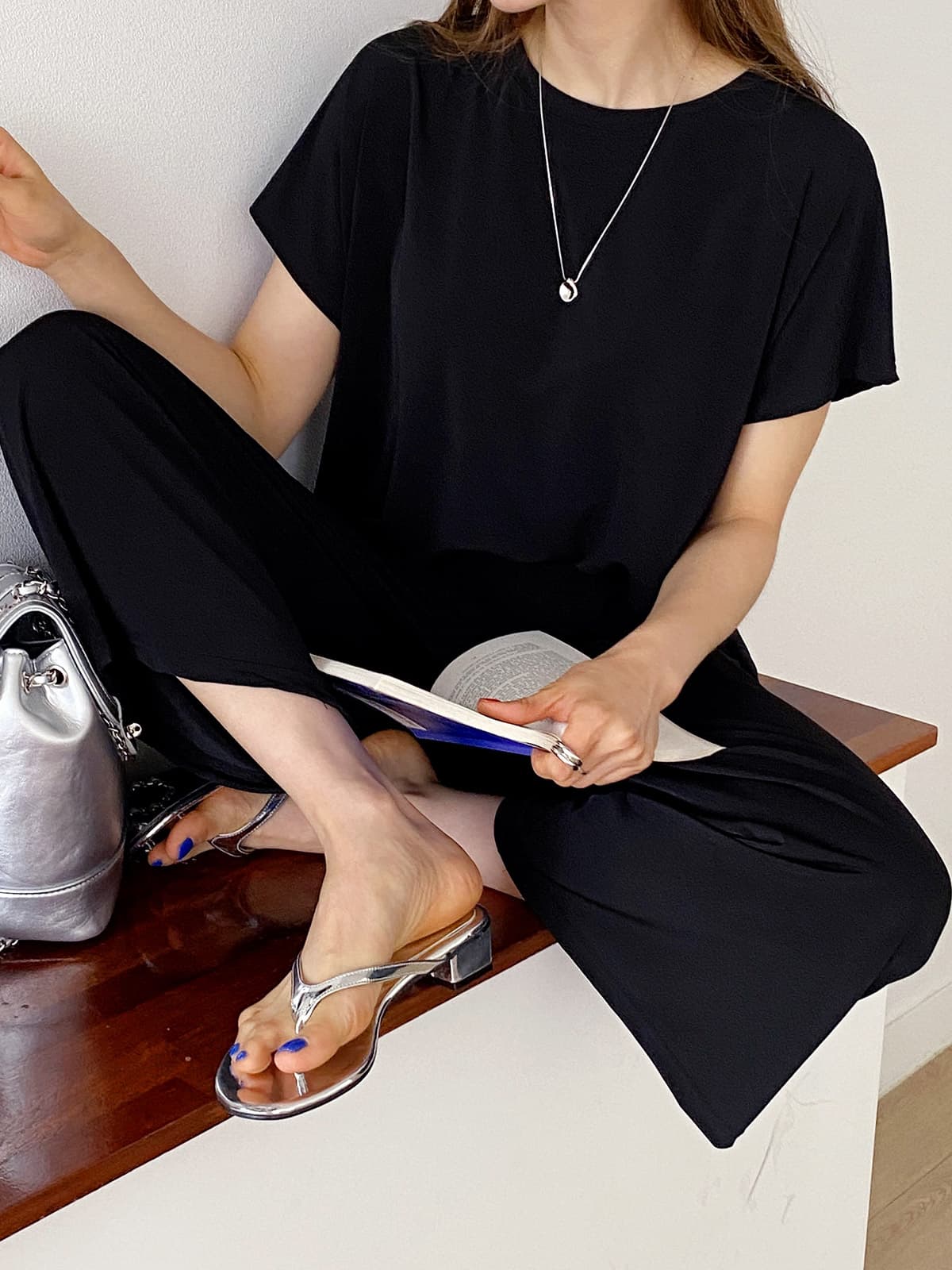Vivid SET (Summer Set Cool Fabric Daily Tracksuit) - 이미지 1